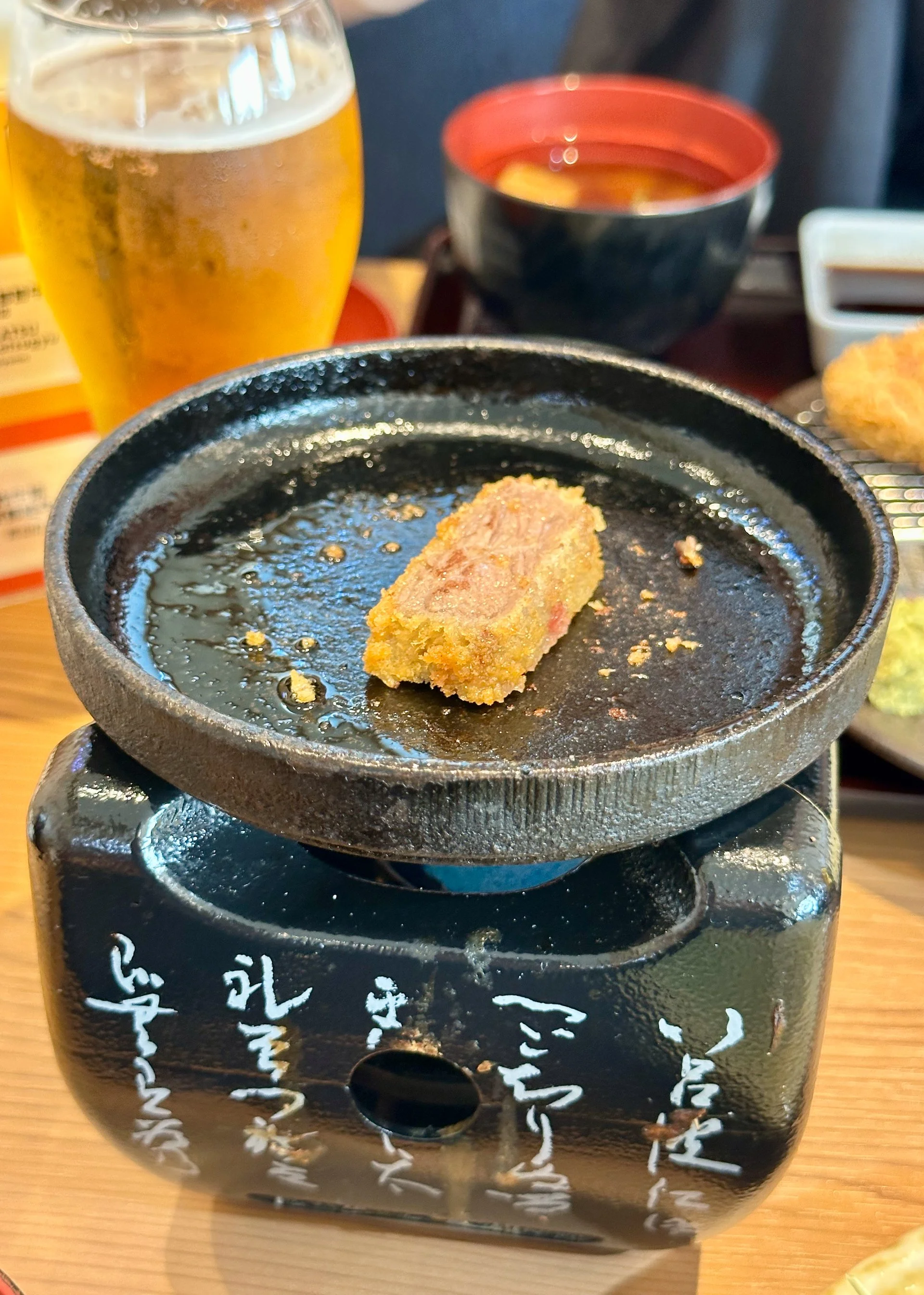  You did your own cooking on these little hotplates.  