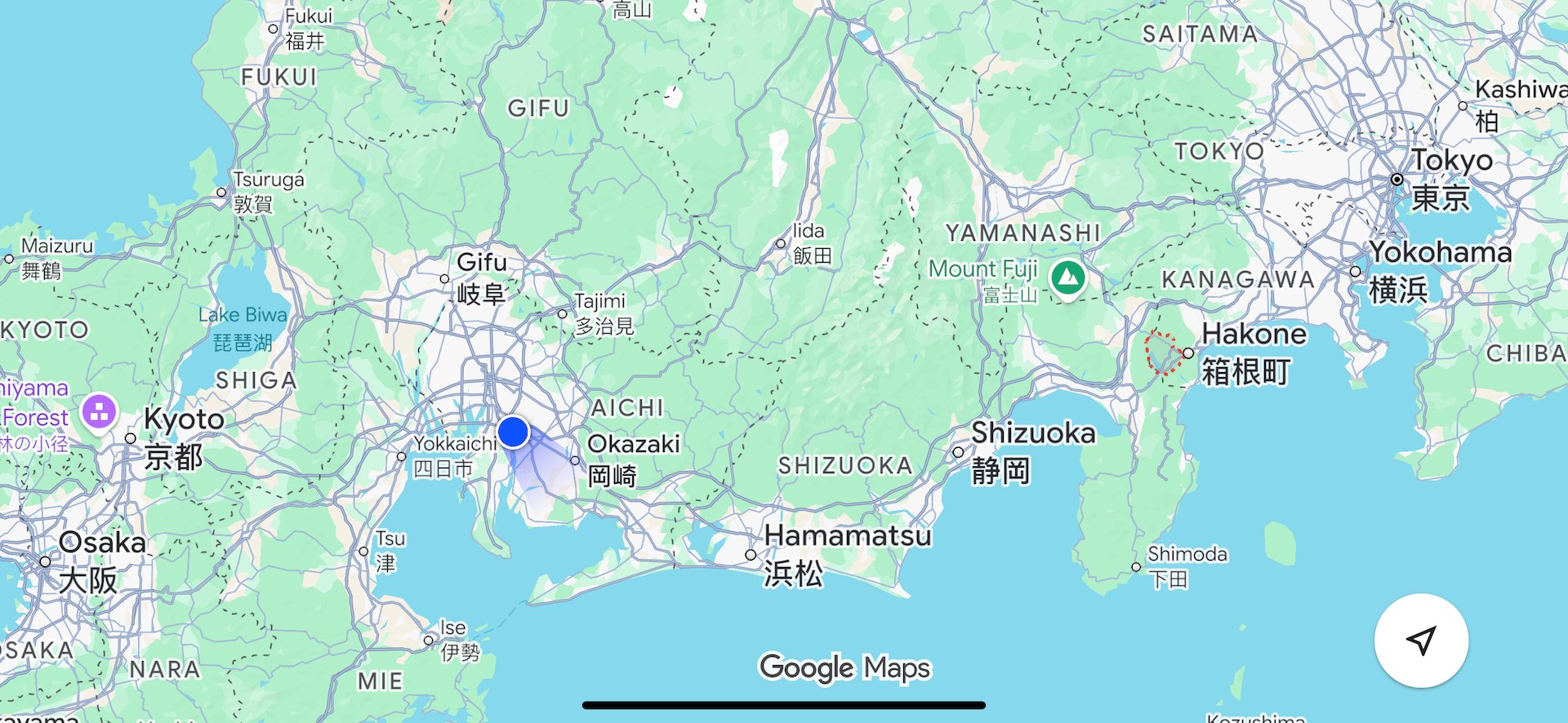  A bit of a map of our trip. 