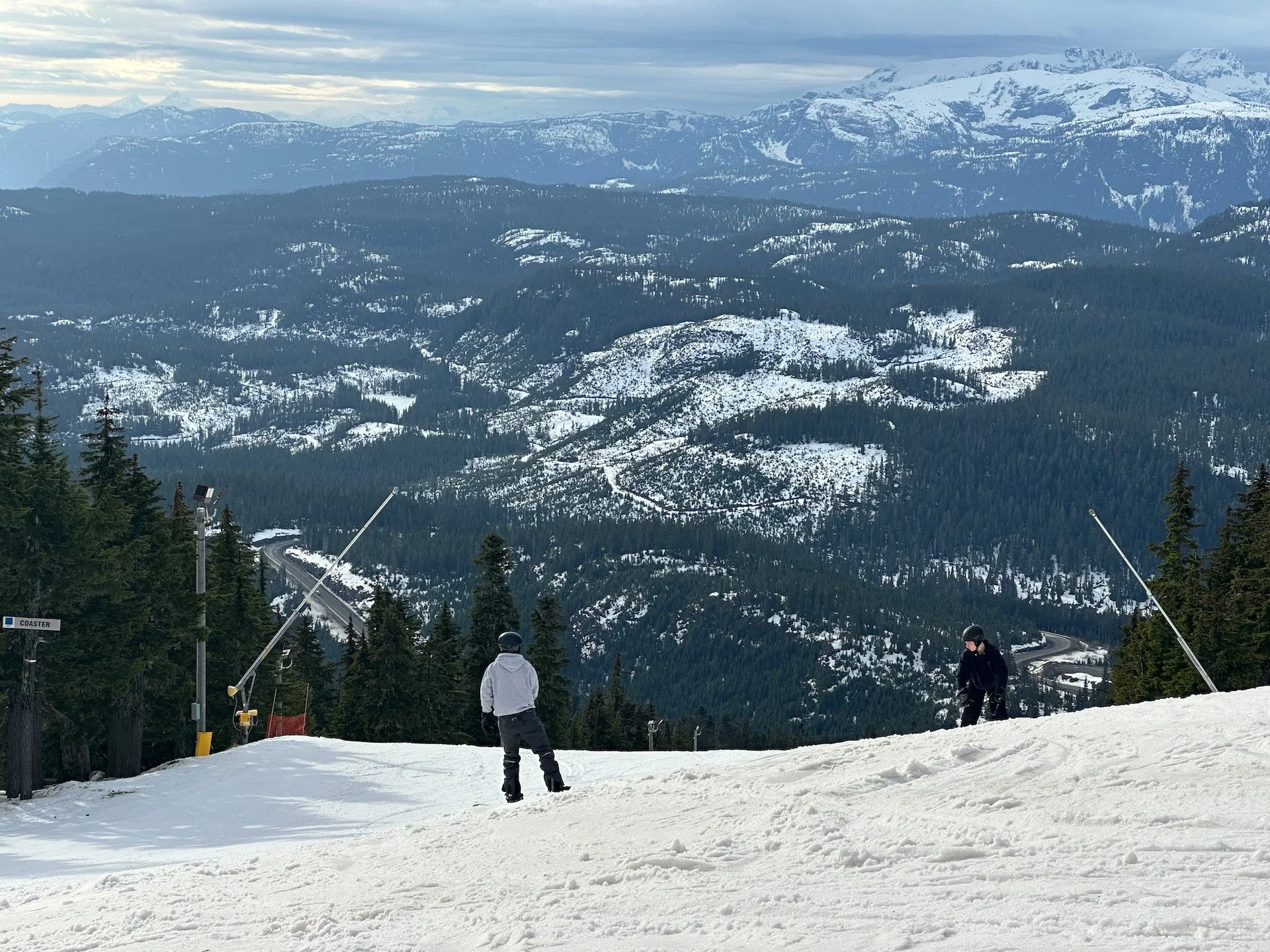  But the snow up top was surprisingly nice! 