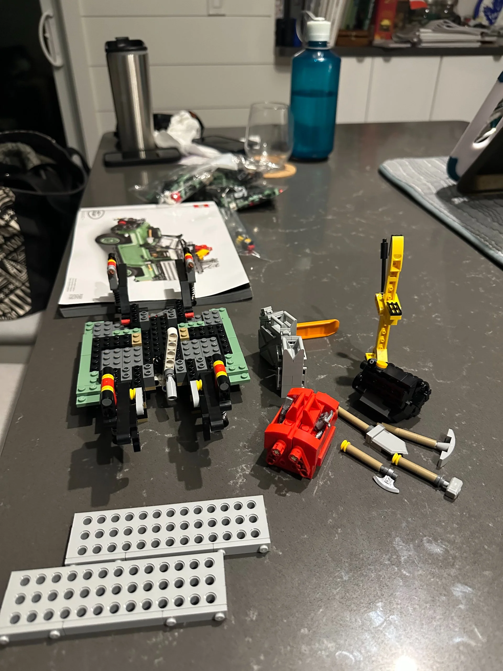  But slowly starts to go together. 