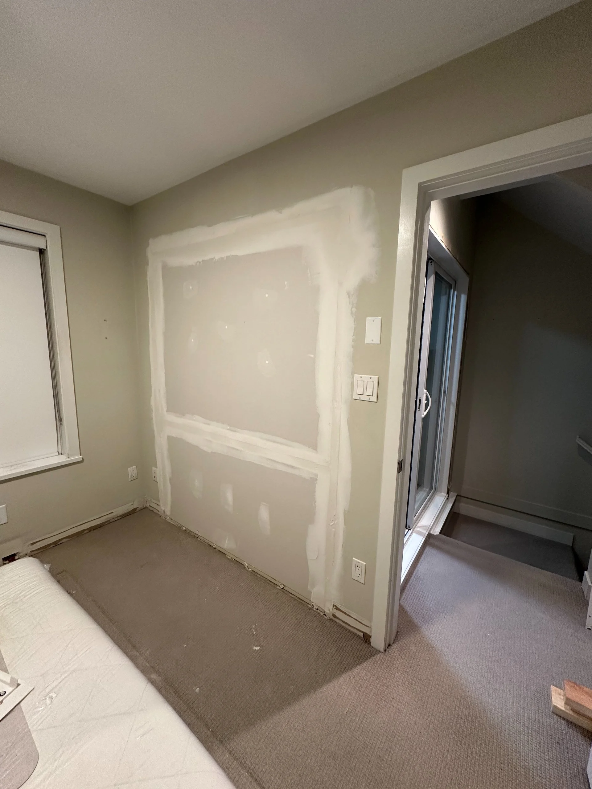  And here you can see it from the bedroom. So much better! 