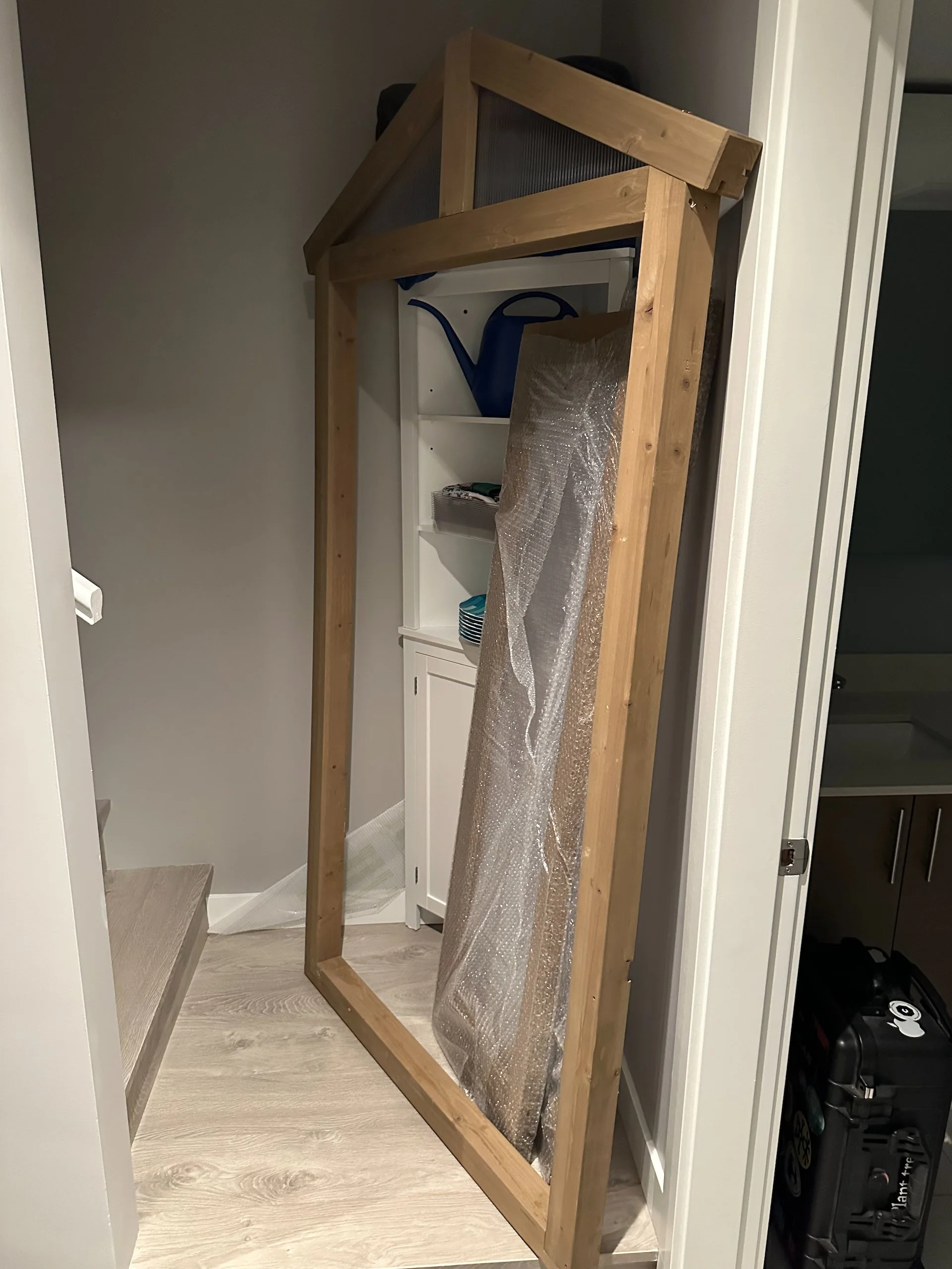  The front panel complete - other than the doors, which go on later. 