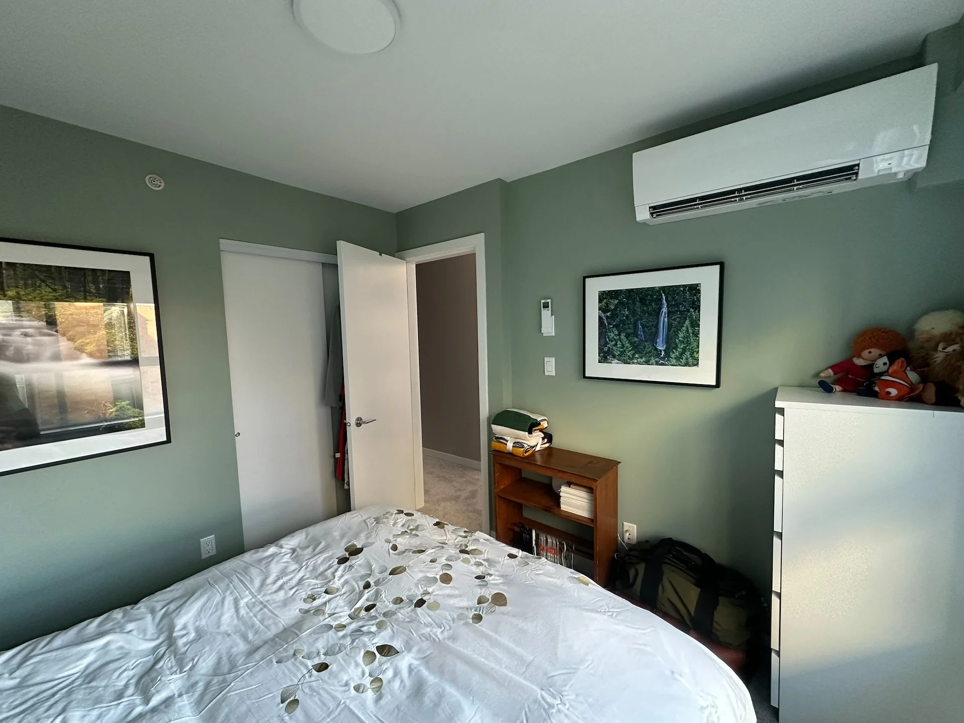  And the new heat pump should keep things cool come the summer. 