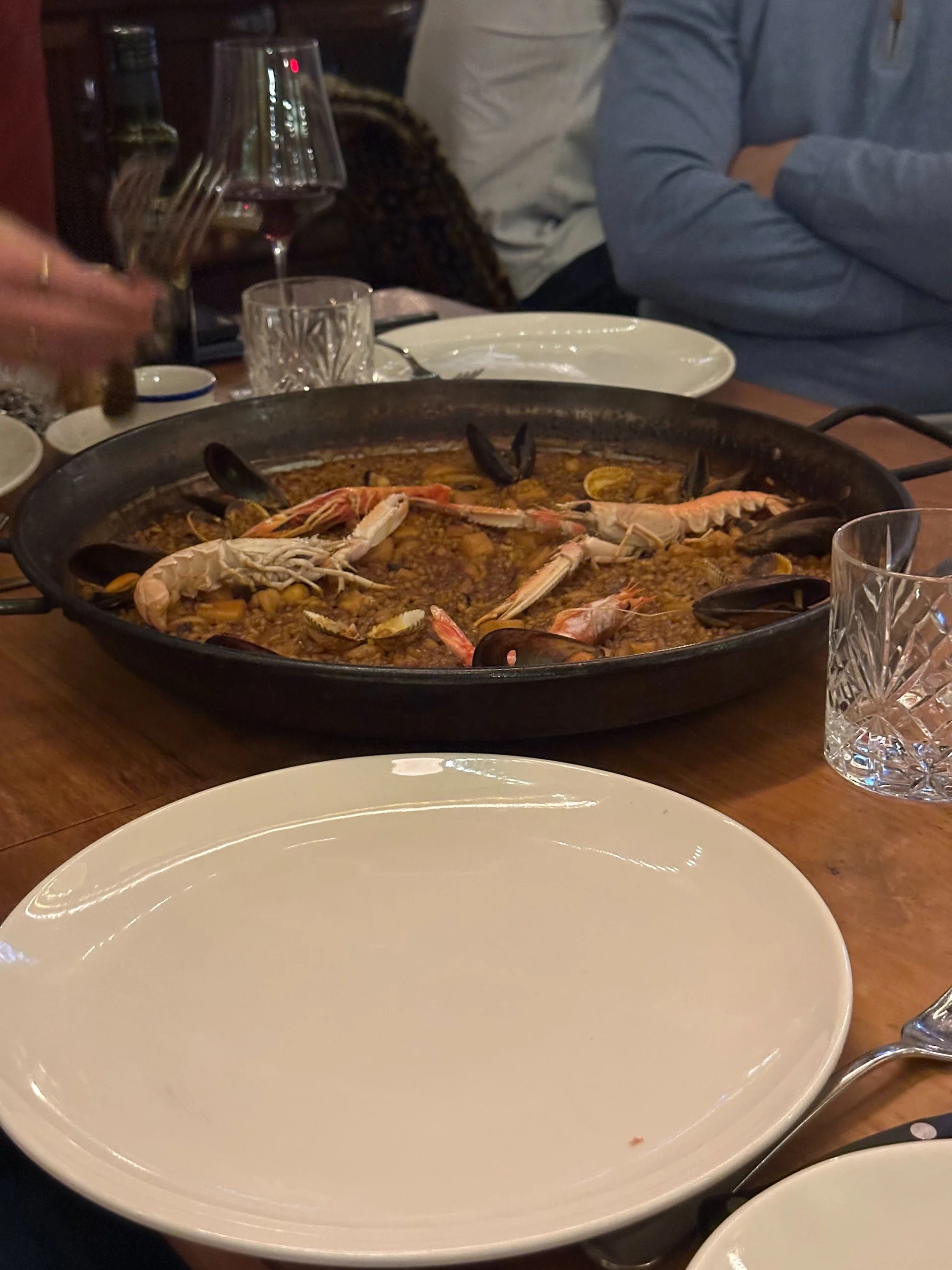  Sadly, for how high end the restaurant was, the paella was just OK. 