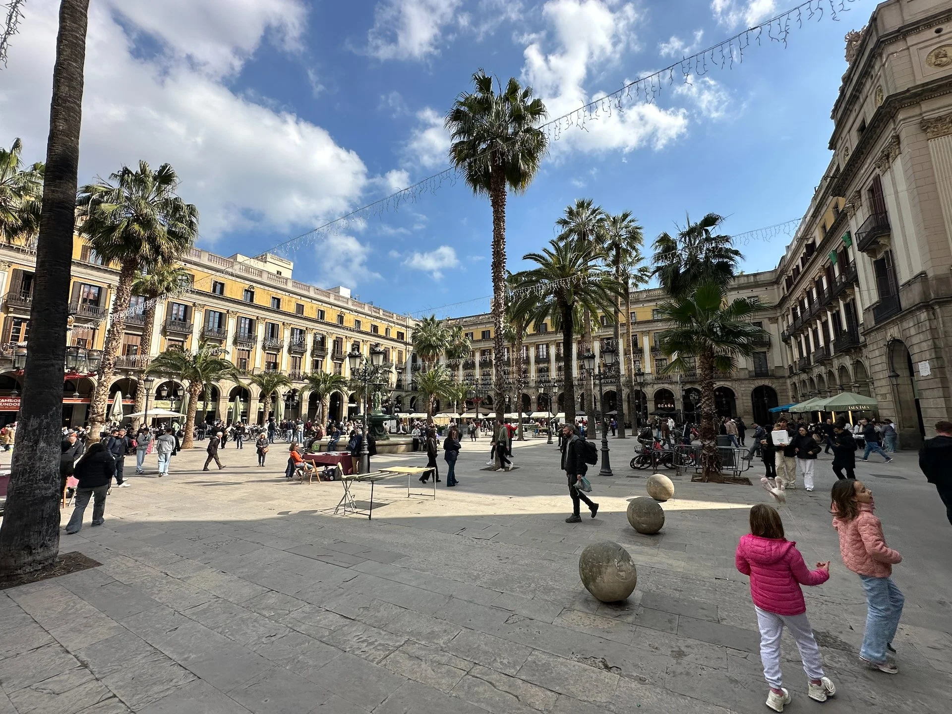  It’s a nice square, but you wouldn’t think anything special about it. 