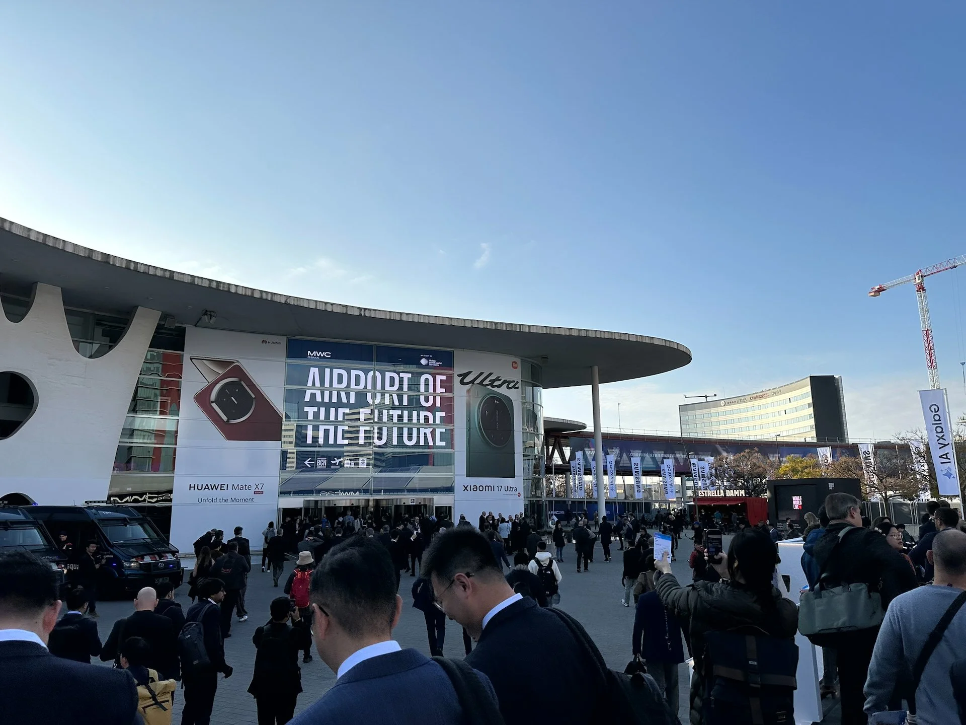  The front entrance where we had to get in each morning. 
