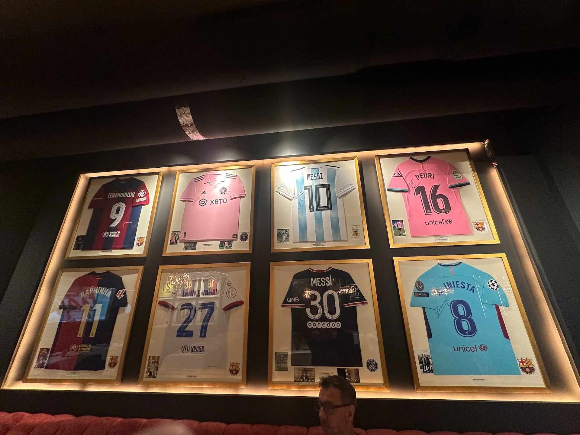  The owner of the restaurant must be a huge football fan. I have never seen so many signed jerseys - all the big names from Spanish football. There were also dozens of signed photos of famous footballers in the restaurant.  