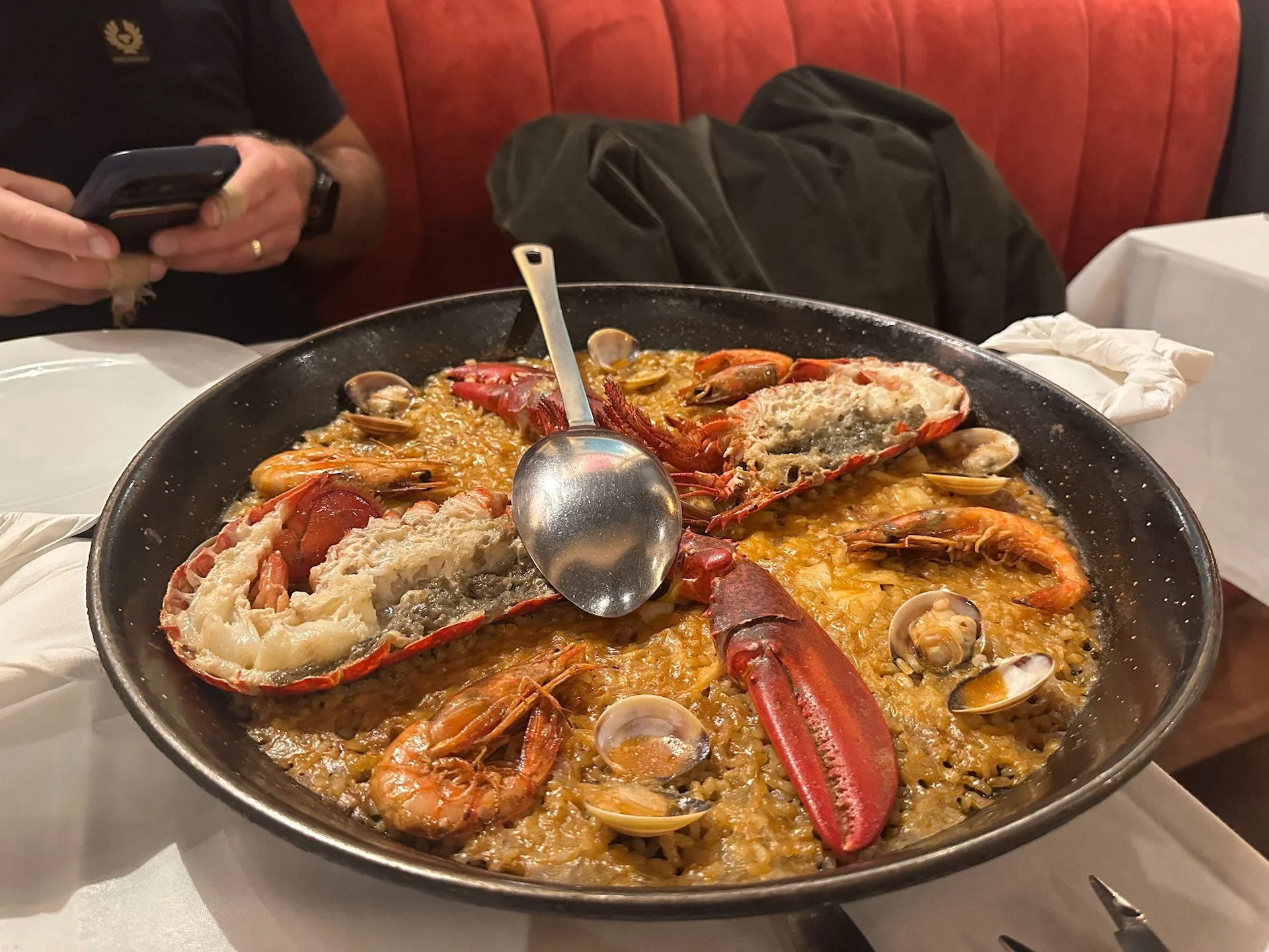  Easily the best paella of the trip! 