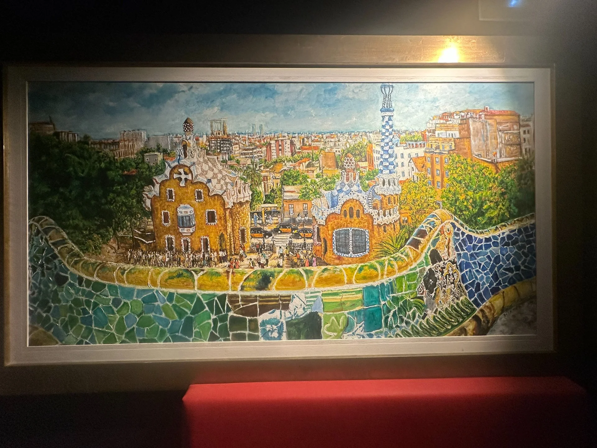  I loved this painting that was hanging towards the back. 