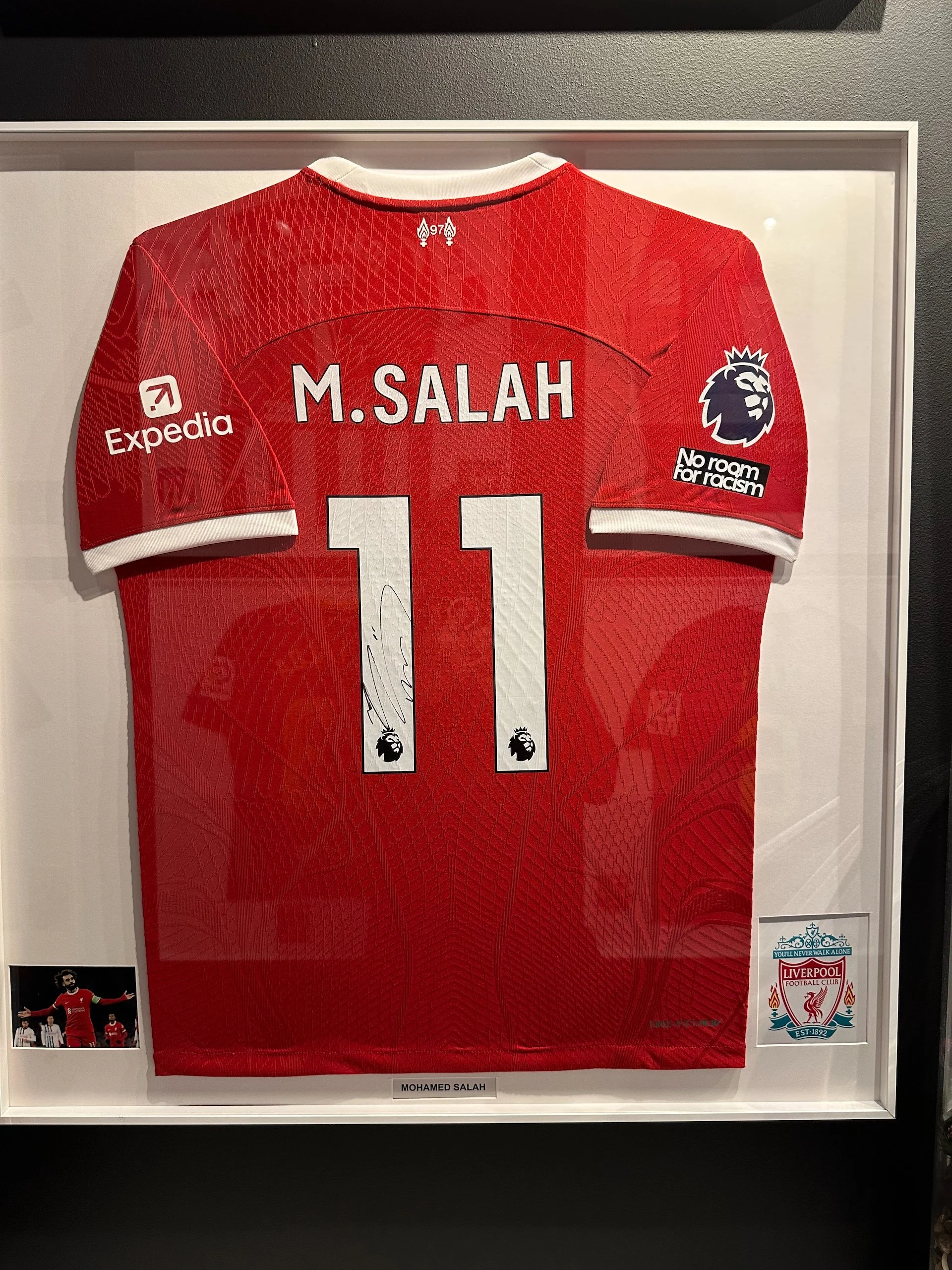  Evena  signed jersey from the Egyptian King! 