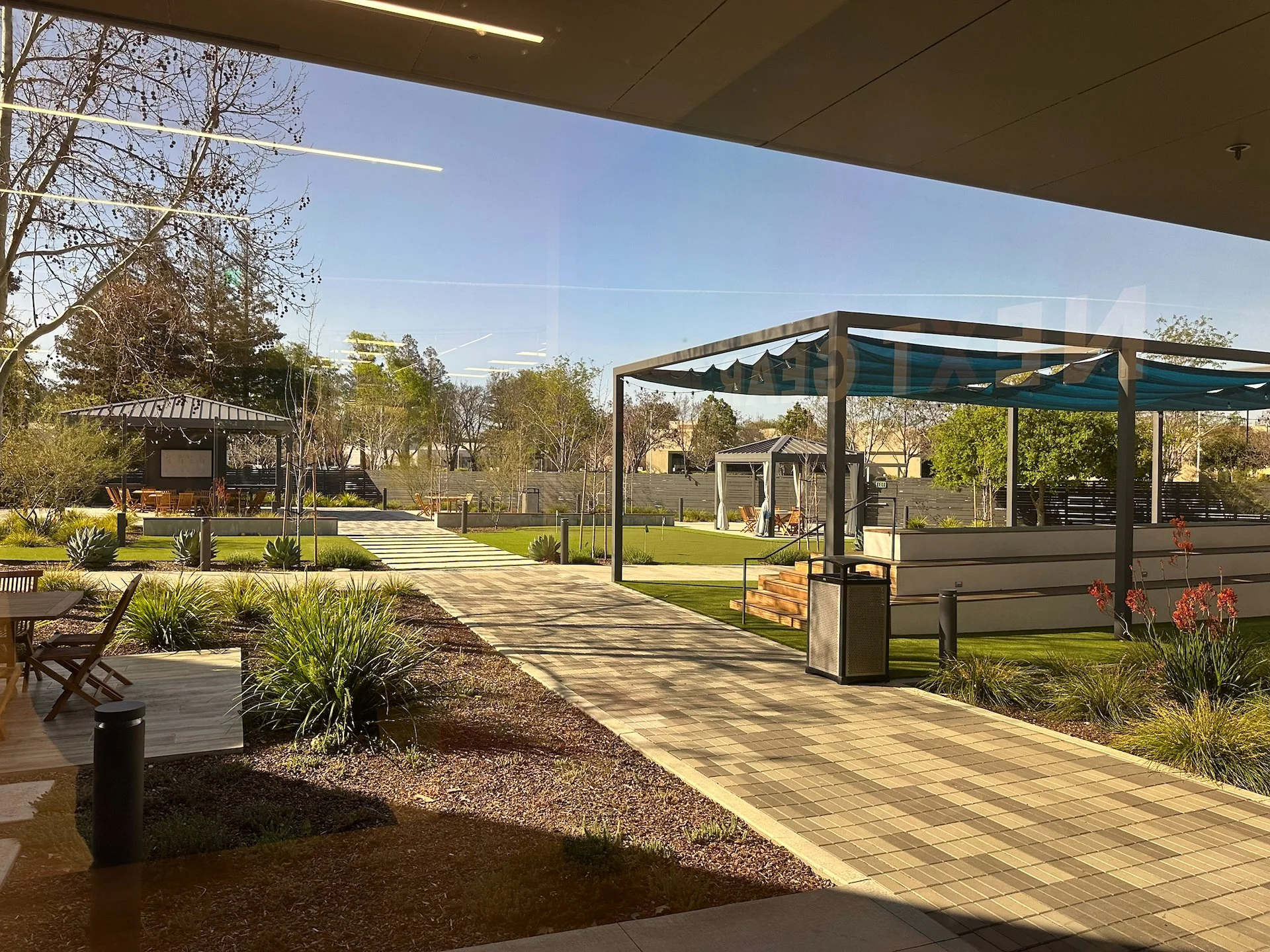  We recently moved our head office into a brand new facility. The office is nice - very open concept/modern high tech. And it has this amazing outdoor space, which was perfect given how sunny and warm the week was! 