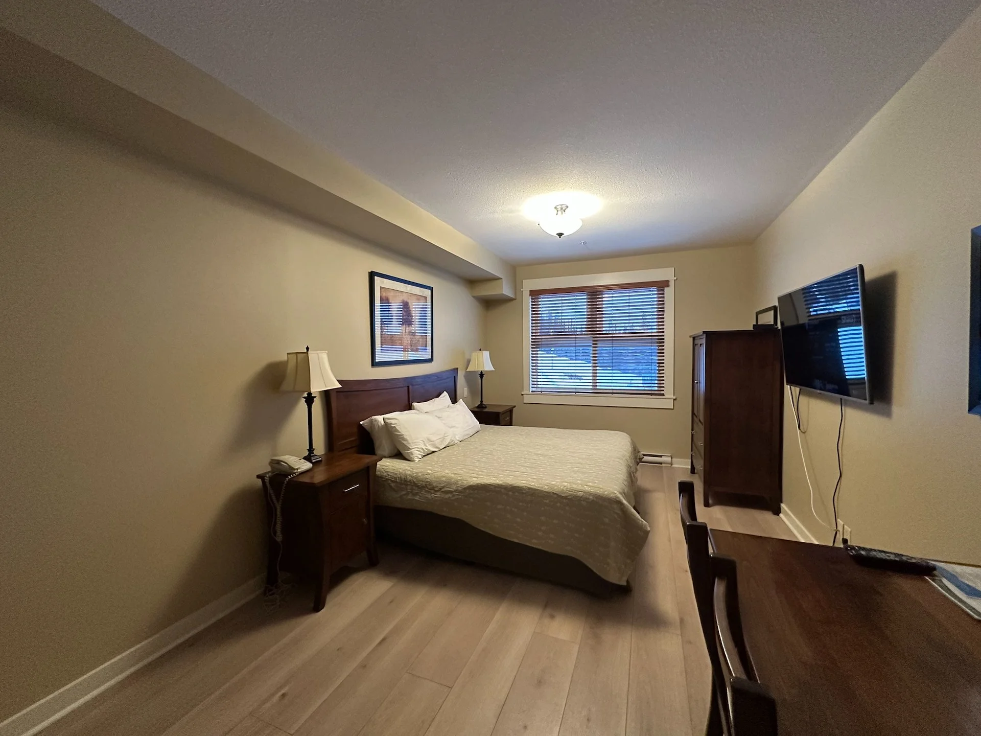  Our room was basic, but functional. 