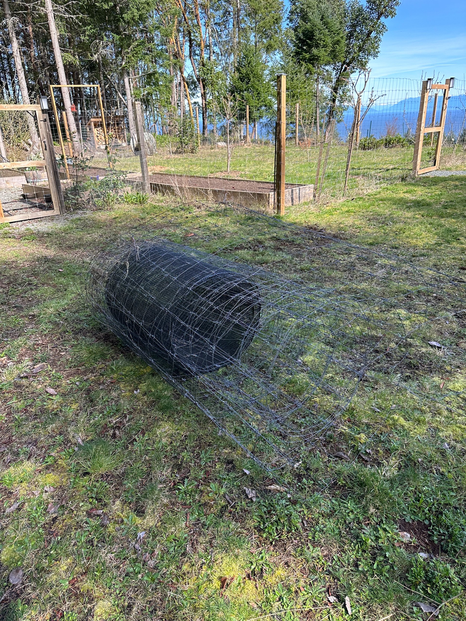  The biggest section of removed fencing. 