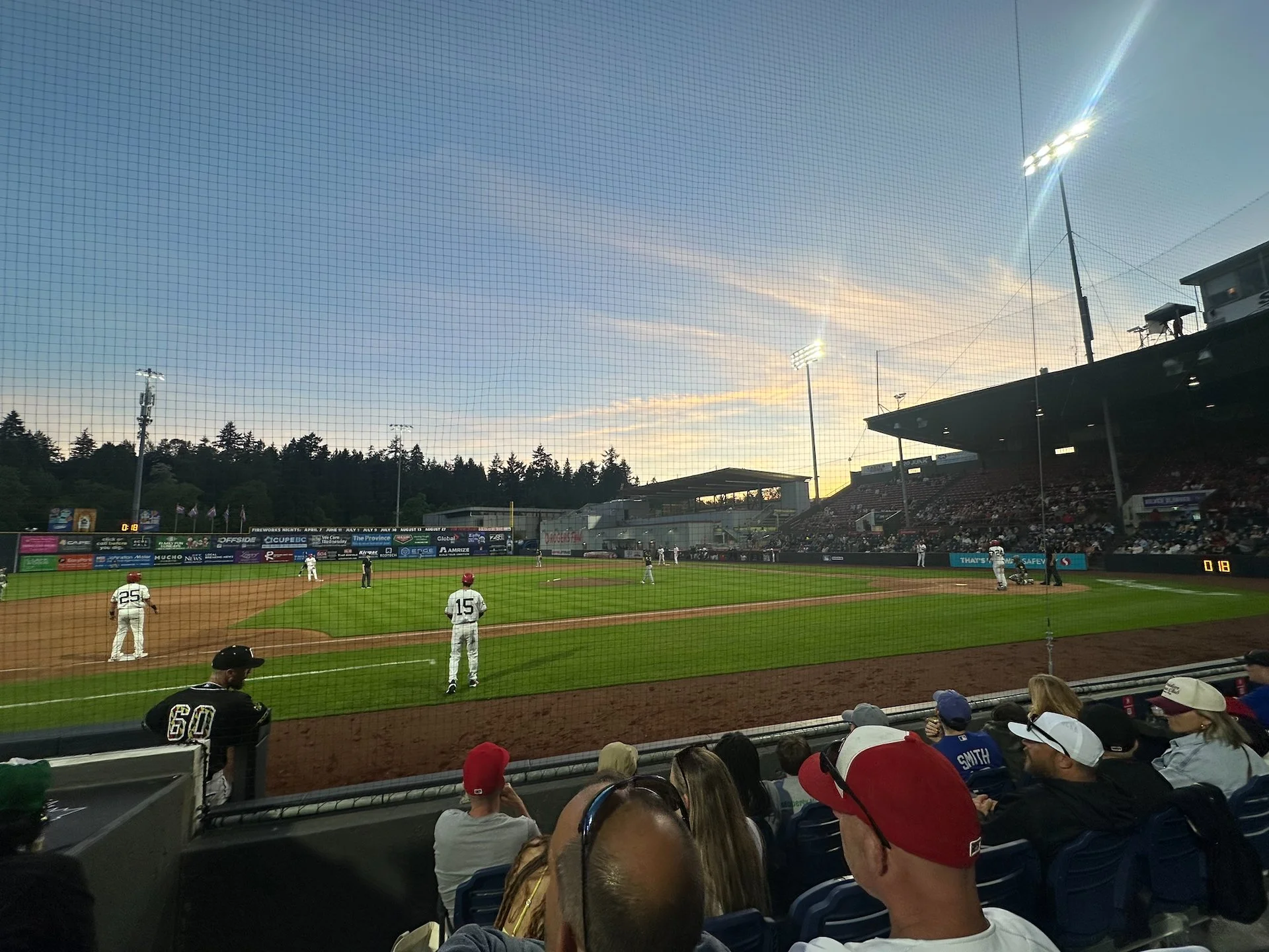  It was a fun night out at the ballpark! 