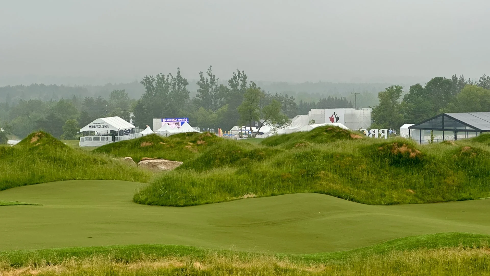  The new putting green is supposed to be open to the public, once the Open is completed. 