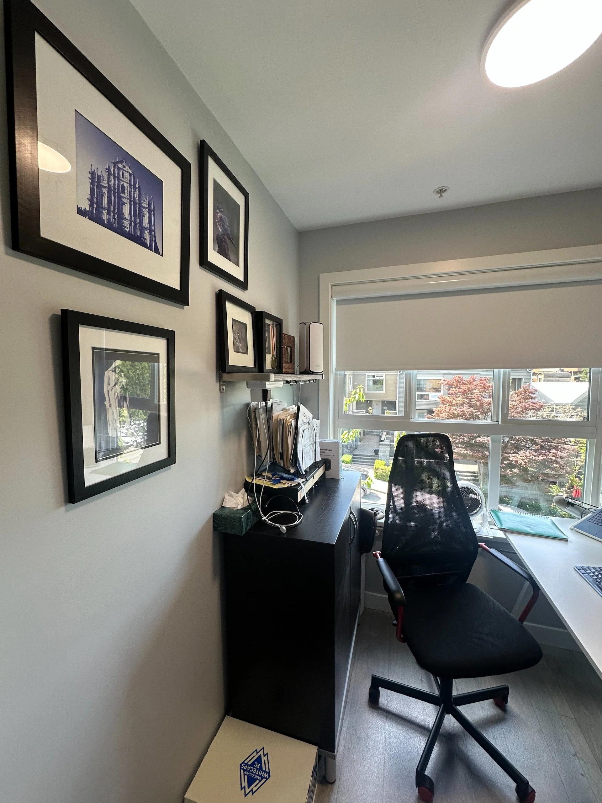  The new furniture worked out well. Smaller desk and smaller chair and I was able to sell all the old stuff. 