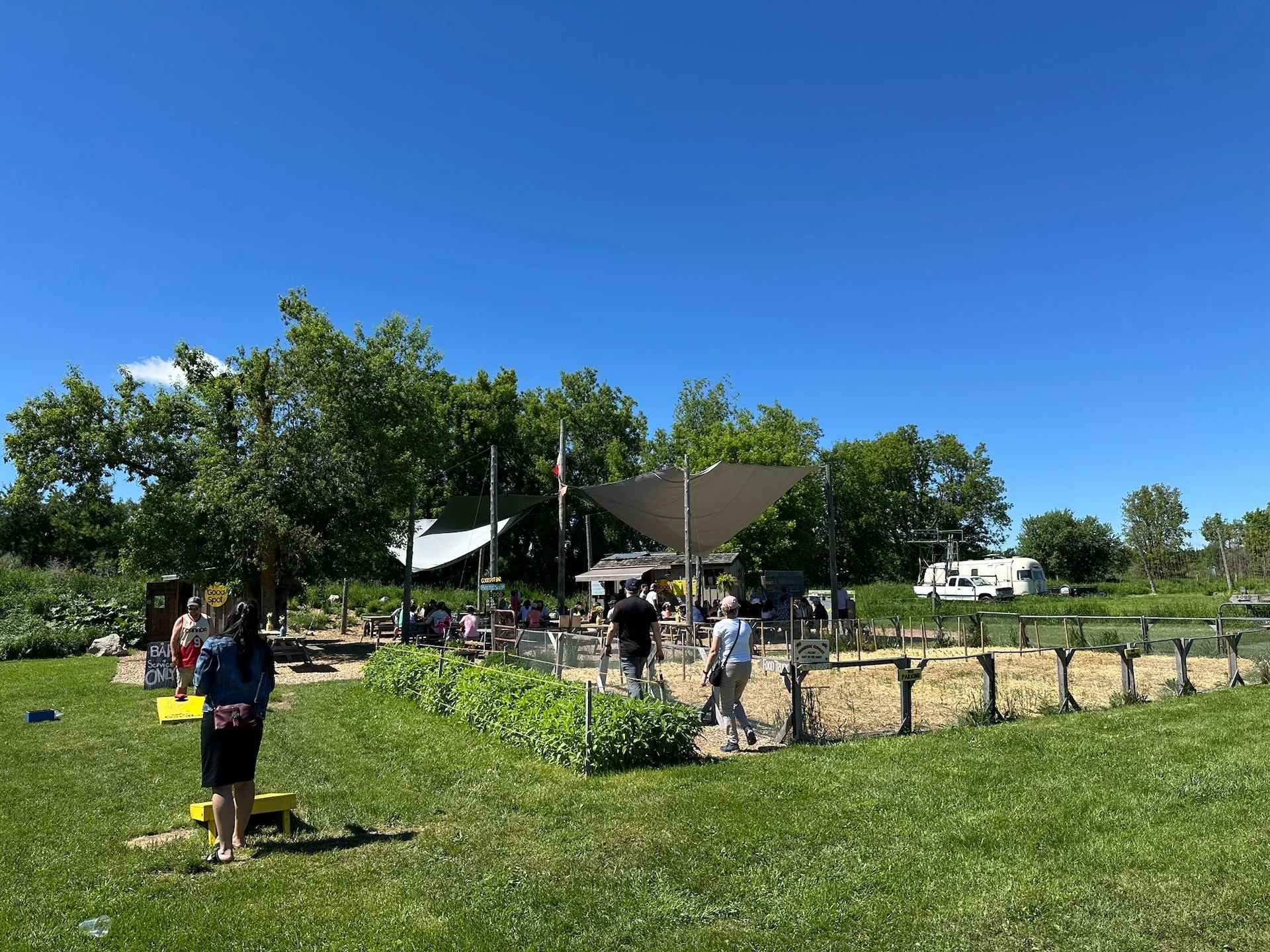  THe brewery has been there since 2017 (hard to believe it’s almost been 10 years), and started life as a hop farm. They have continually improved and added on, and int he summer it’s quite the amazing place to hang out.  
