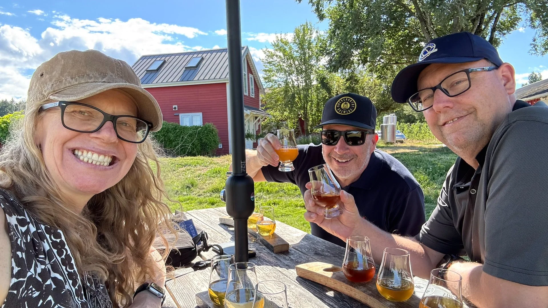  Always a good time with the three (and soon four) of us get together! 