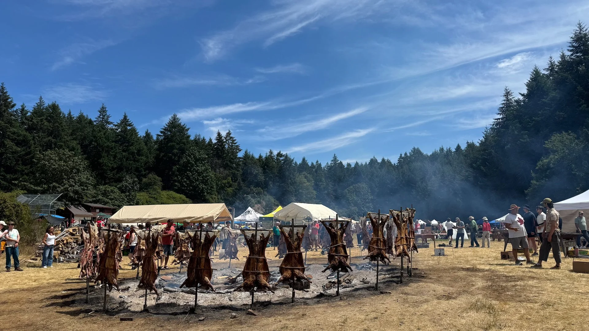  It might not be the most appealing site for some, but you cannot argue with the effectiveness. The food is always spectacular and this year was no different.  
