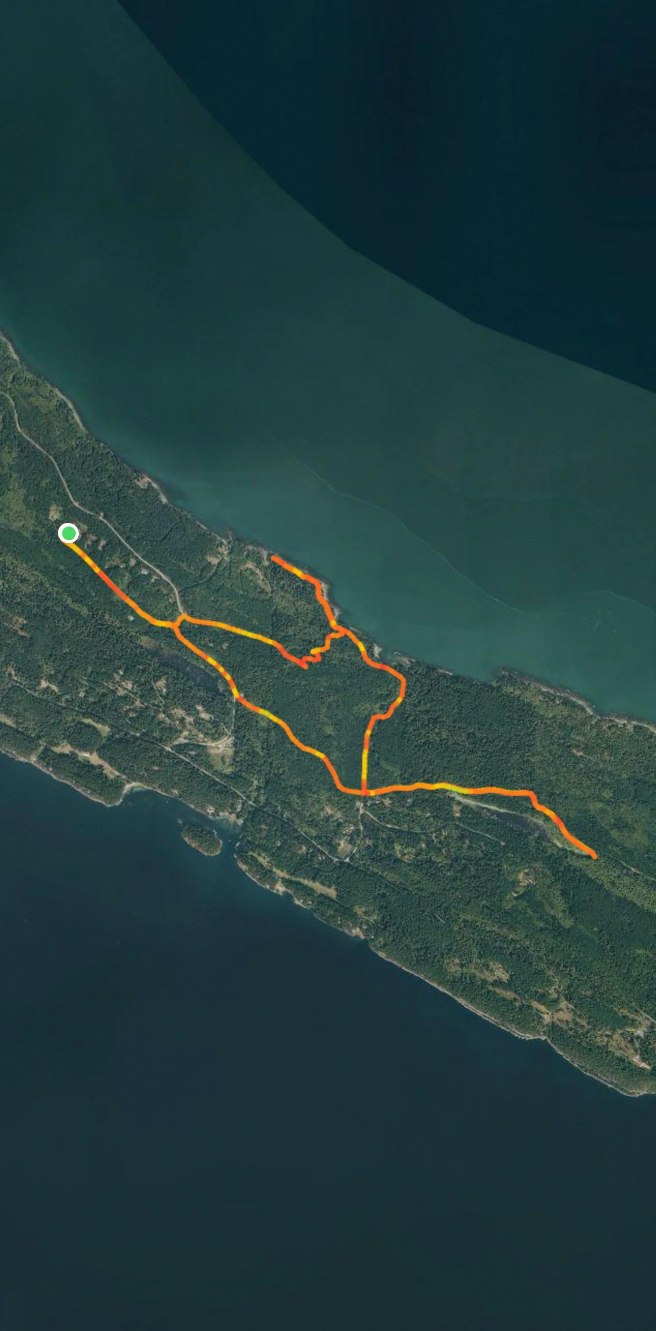  The map of our ride - almost 12 km - it was tough! 