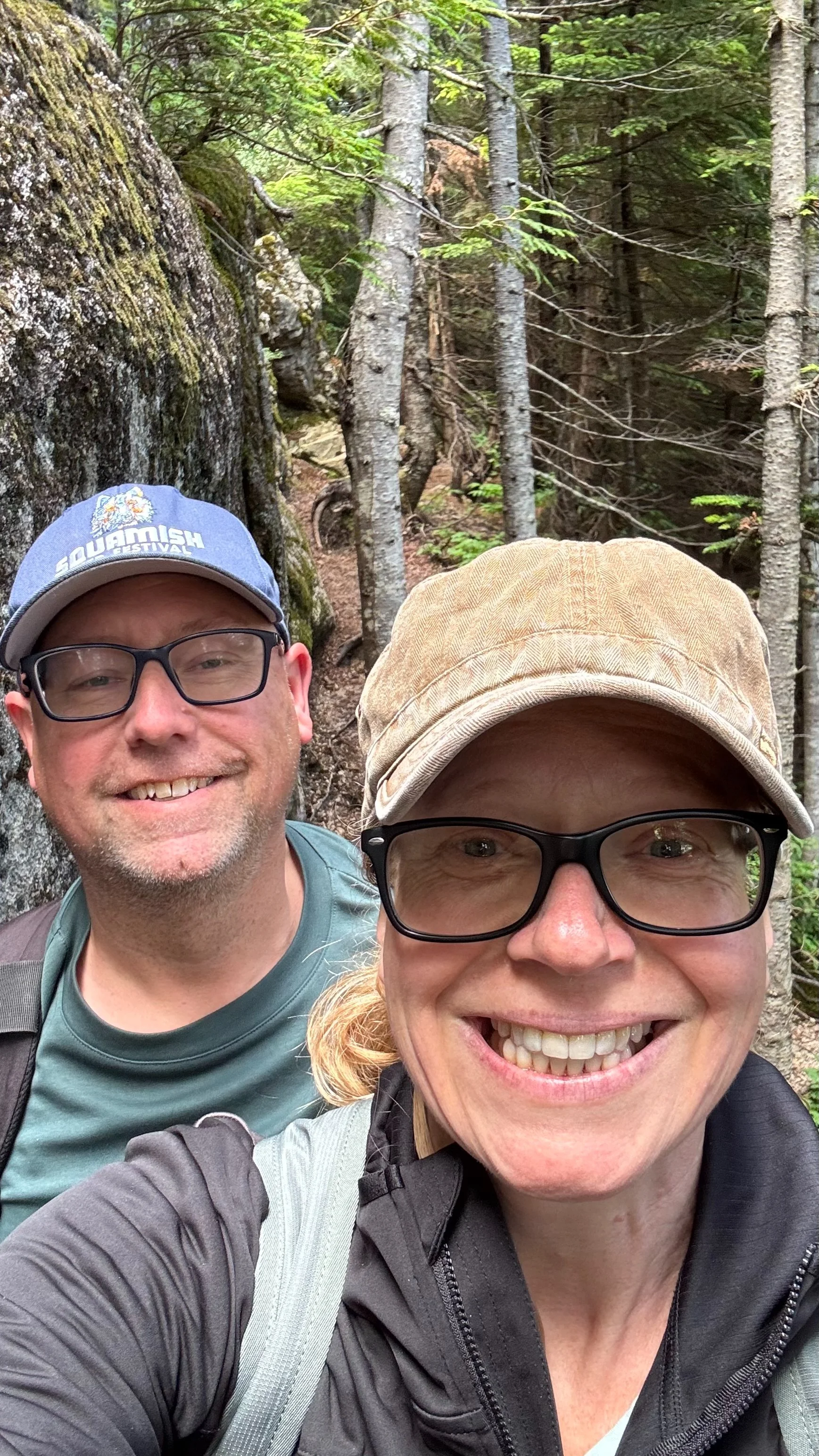  We were feeling good, ready to tackle the hike! 