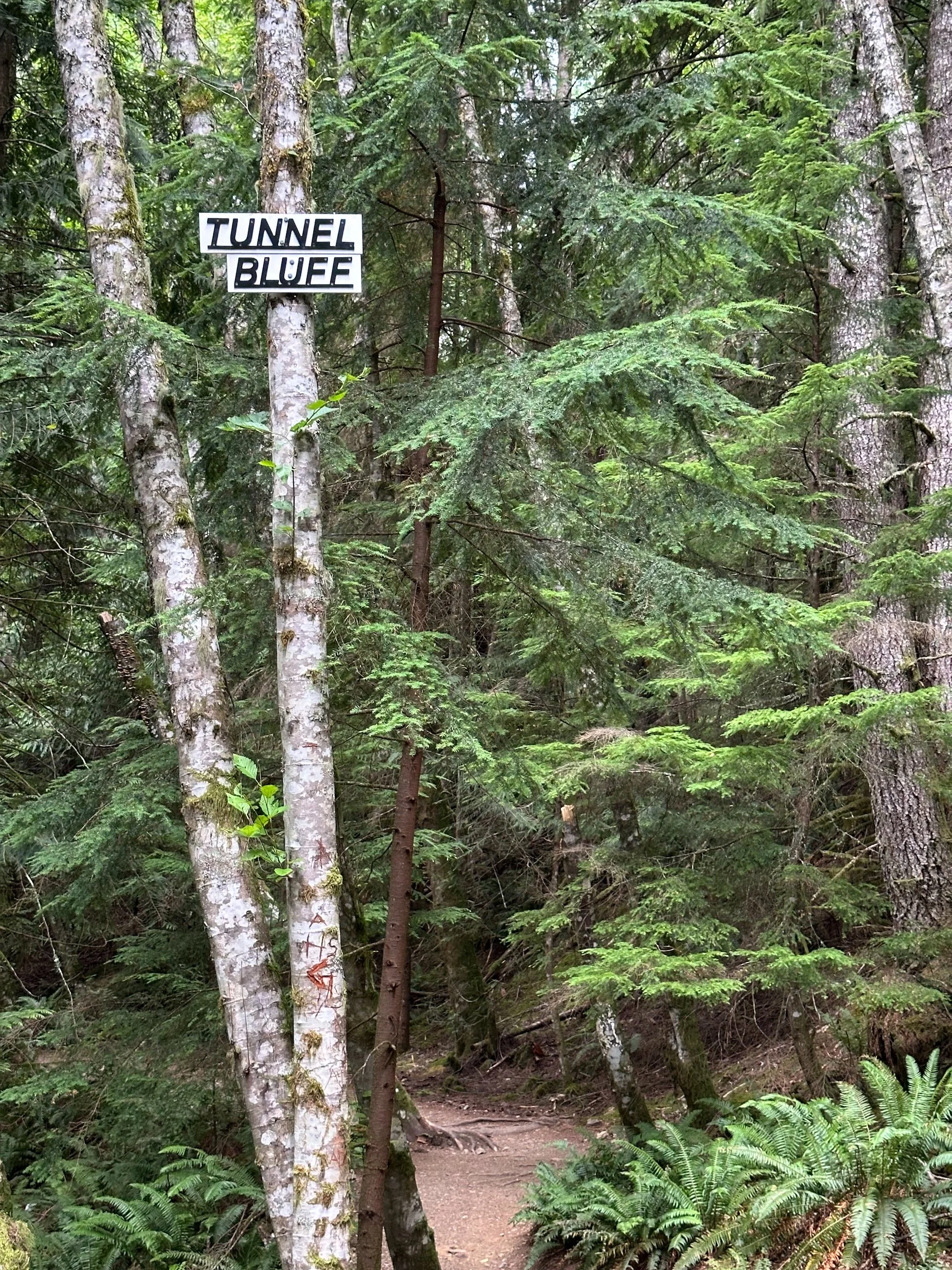  We knew we were on the right trail… 