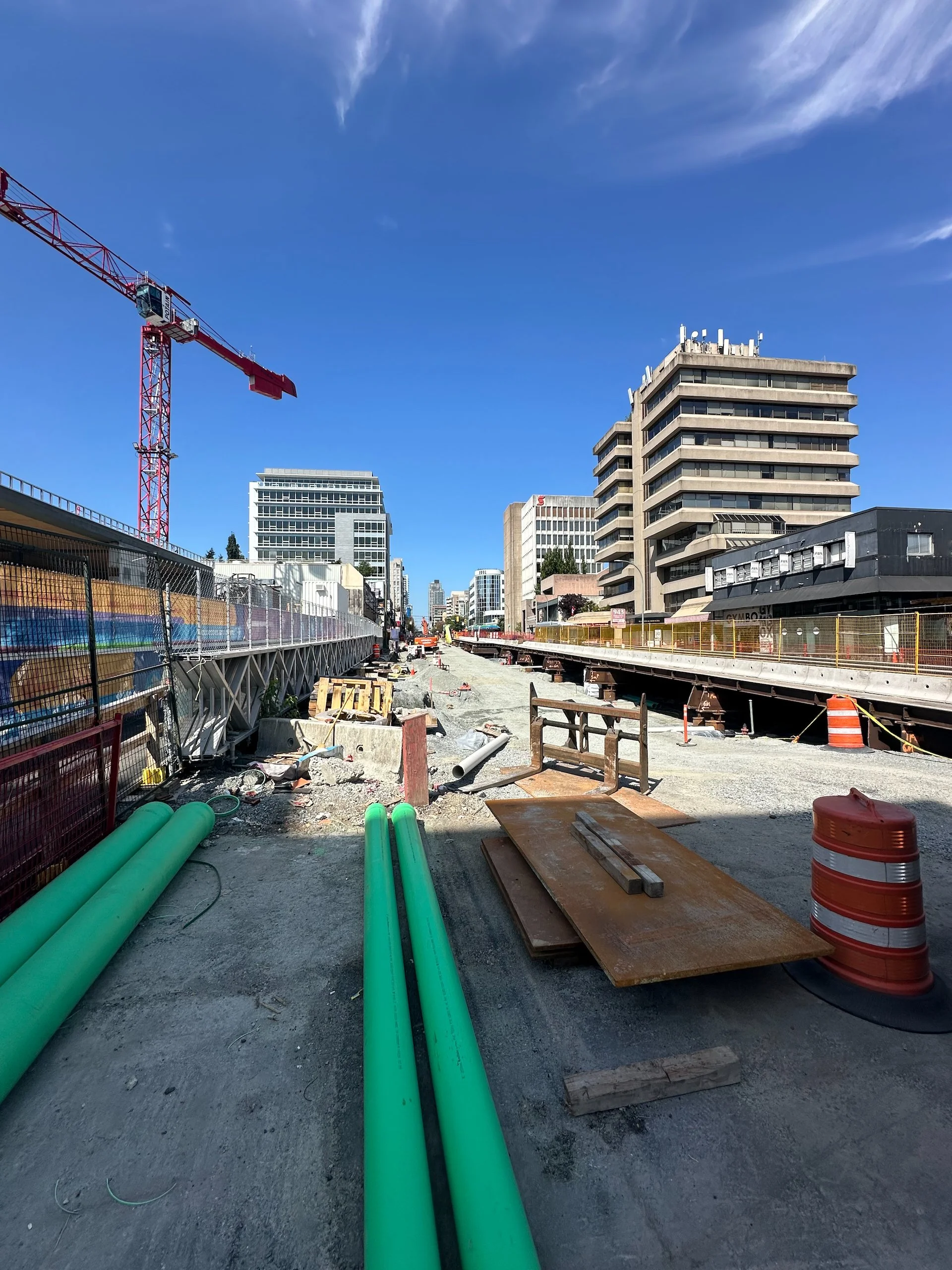  There’s still a lot of work to do, but they are making good progress. At these stations you can see how next fall is achievable, but at some of the others, not so much. 