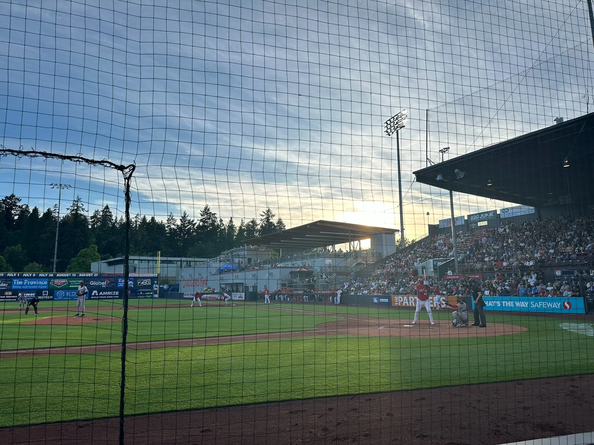  The sun finally went down far enough that it wasn’t blazing in our faces! 