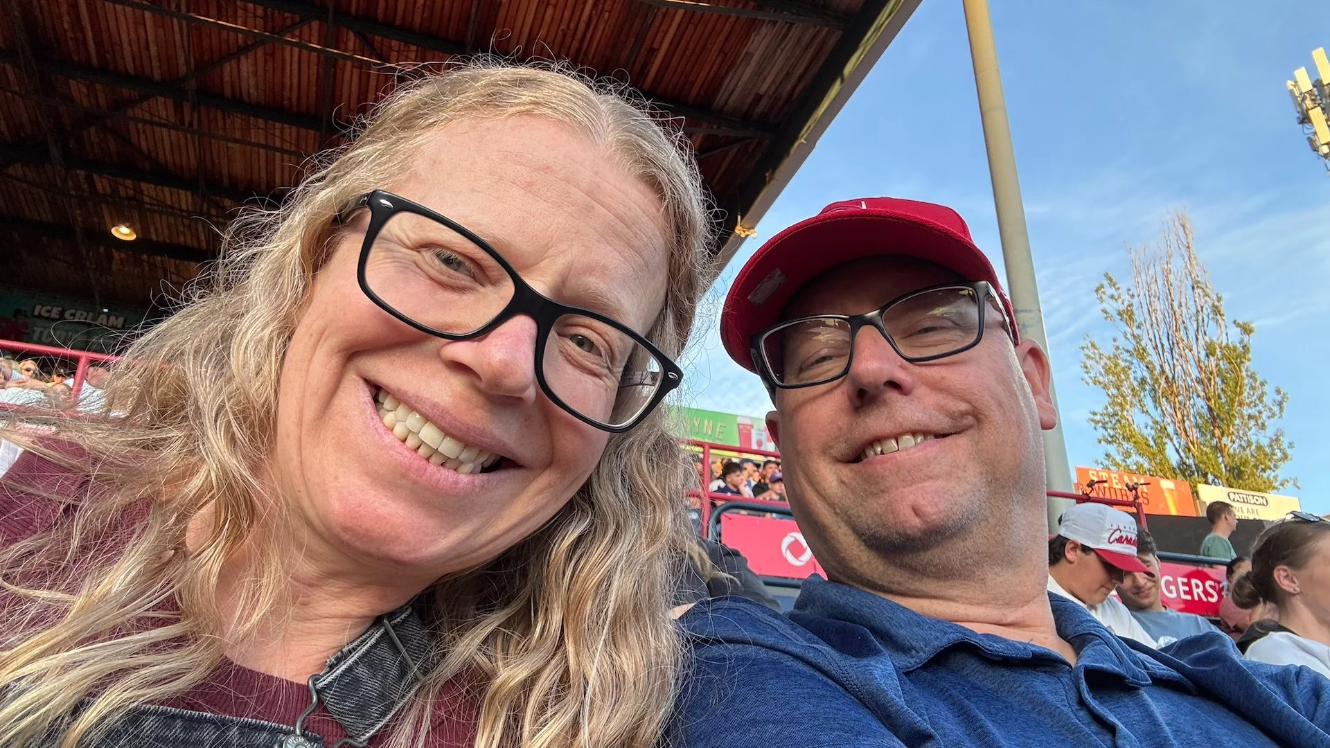  A great night out at the ballpark! 