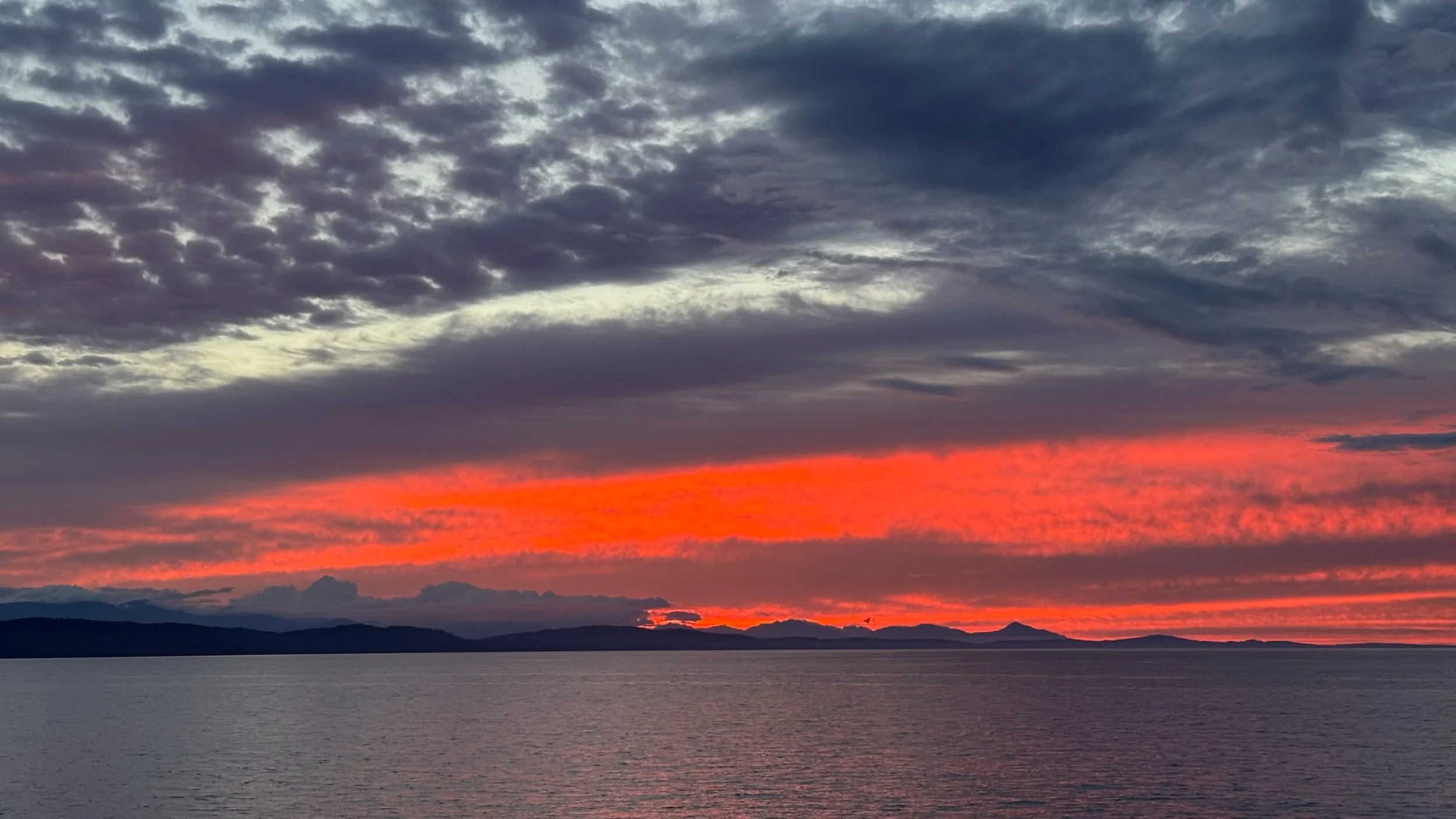  We did have quite a spectacular sunset. 