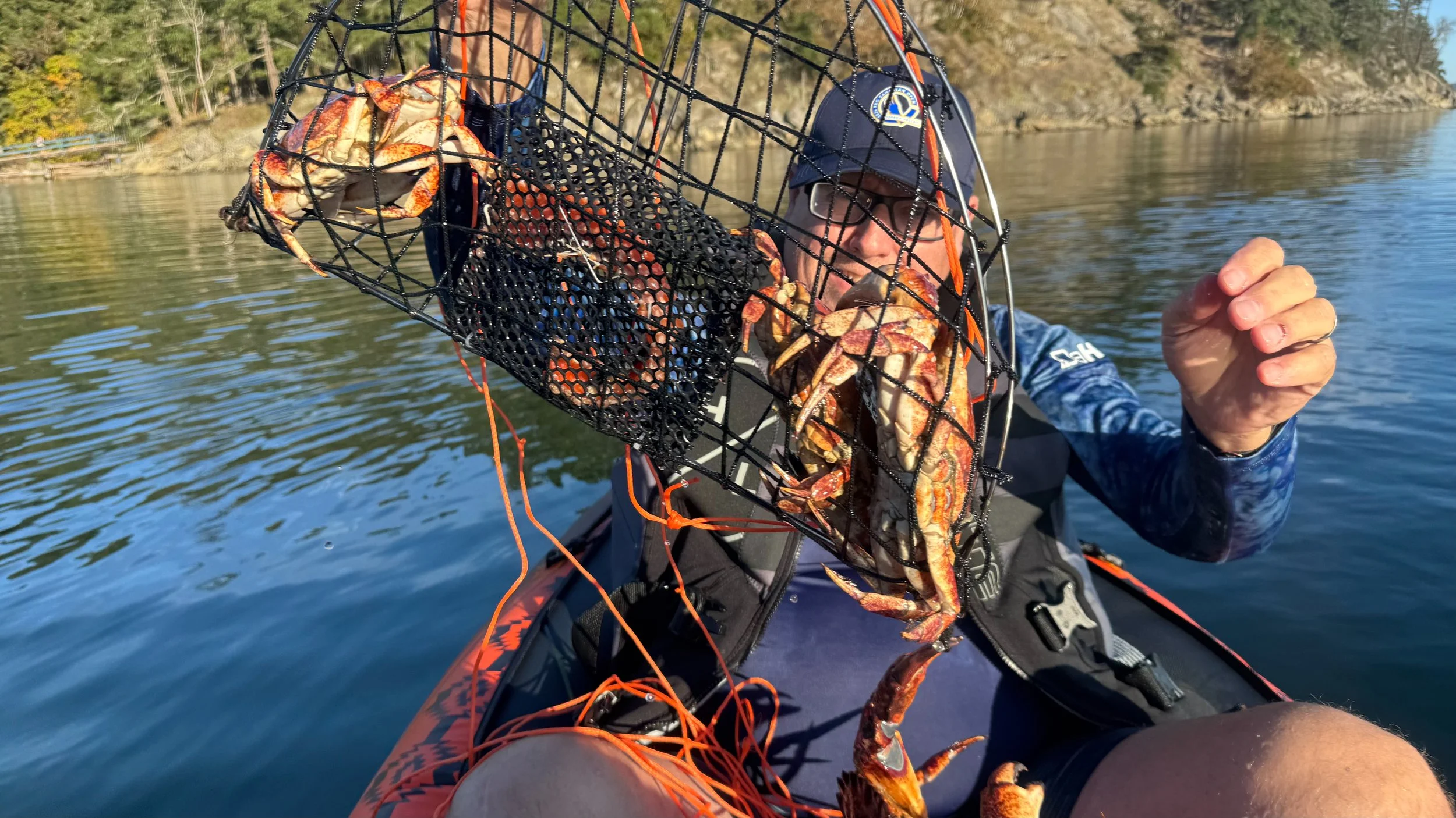  We had some luck with the crab traps! 