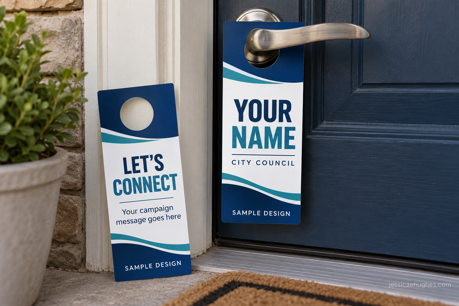 Campaign Door Hanger Design