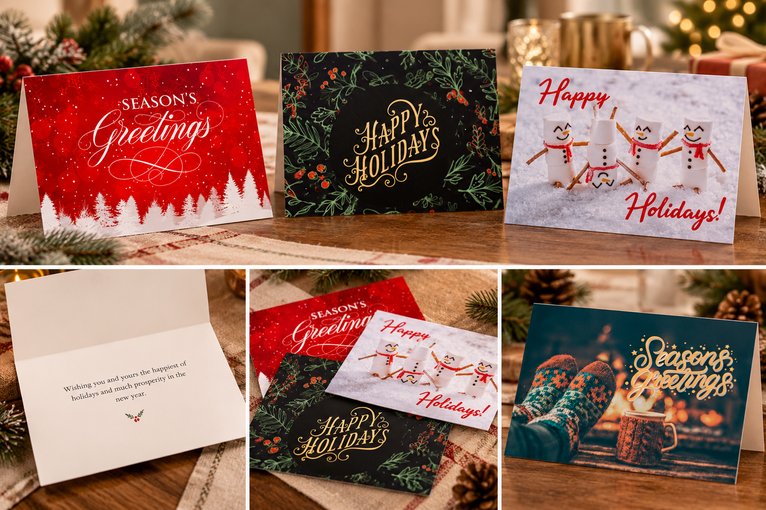 Custom Holiday & Christmas Card Design