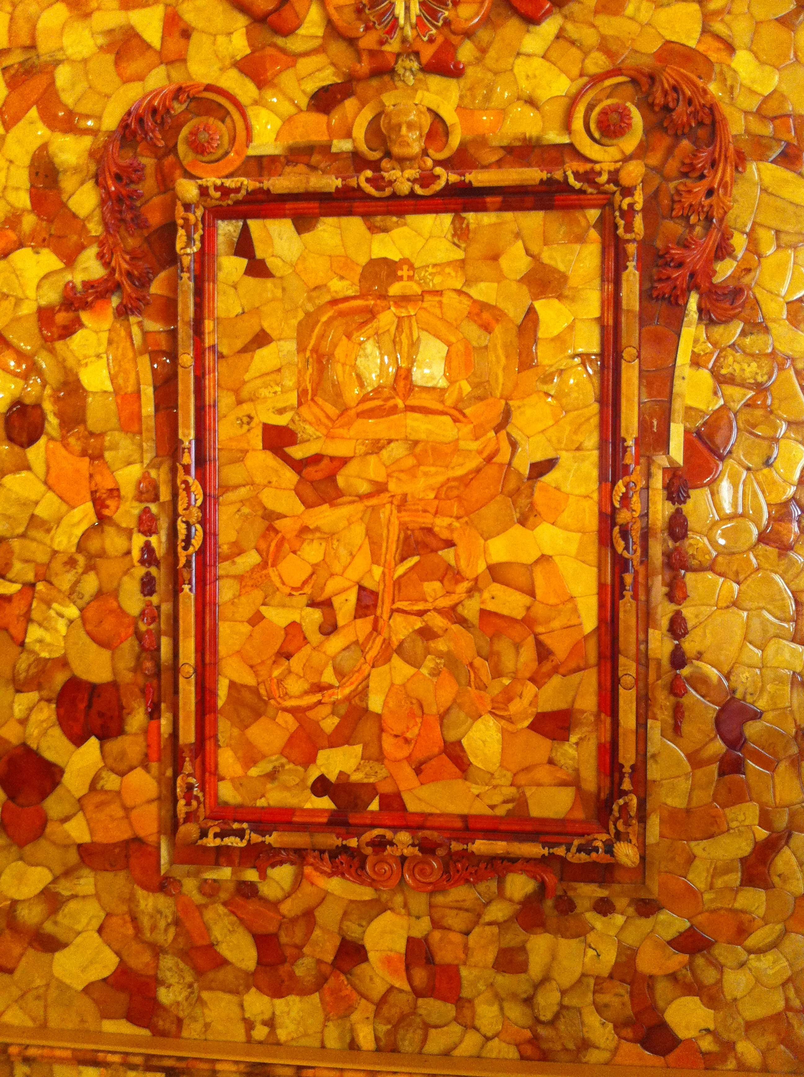 Amber Room, Catherine Palace, St. Petersburg, Russia