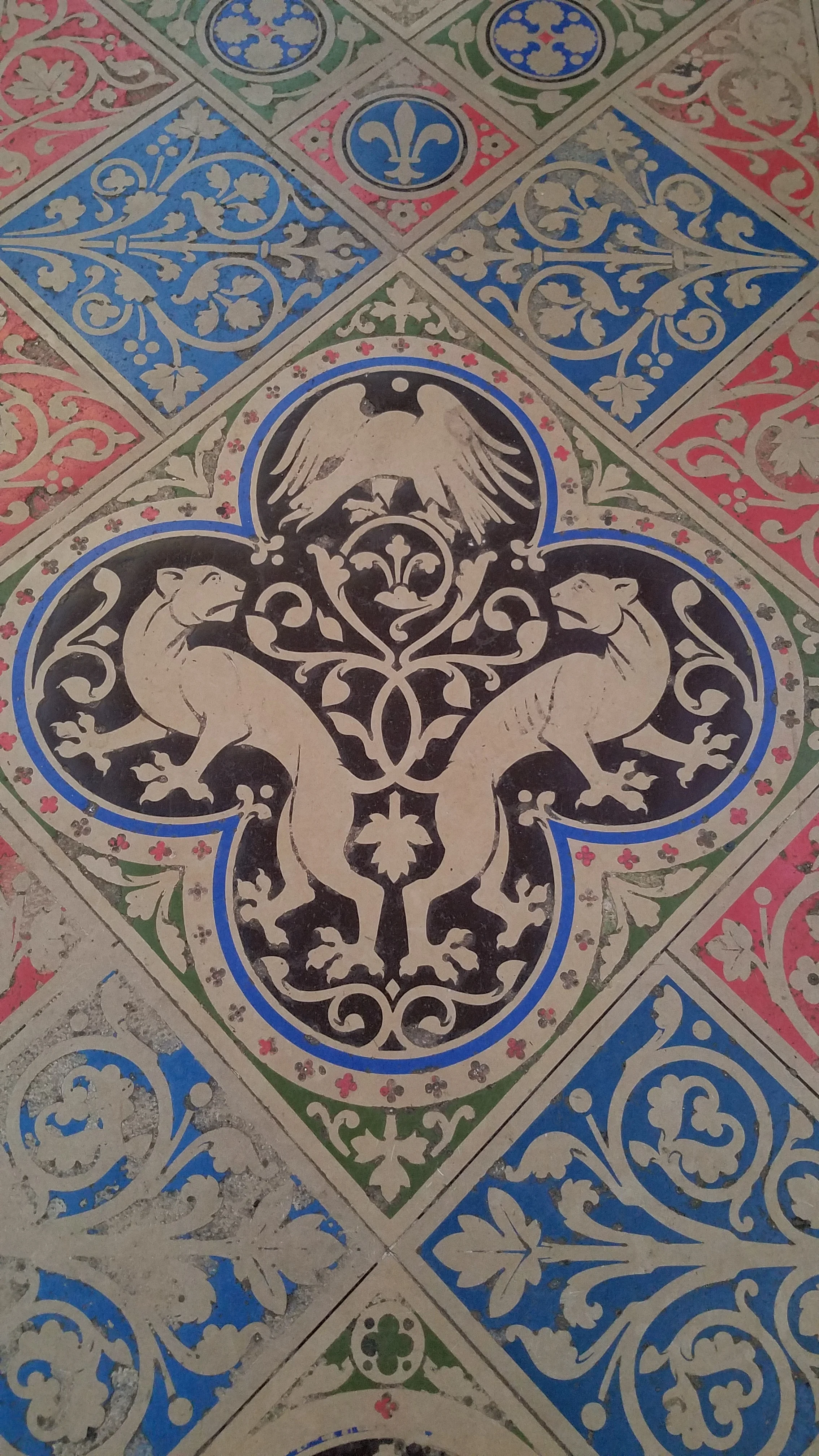 Floor in Sainte-Chapelle, Paris