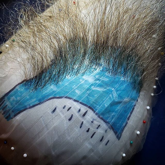 Piece by piece
•••
The year of the beard continues.
•••
Sometime we build facial hair in separate sections. This beard will be applied in 5 pieces; right and left sideburns, a chin piece, a mustache and a small under-lip