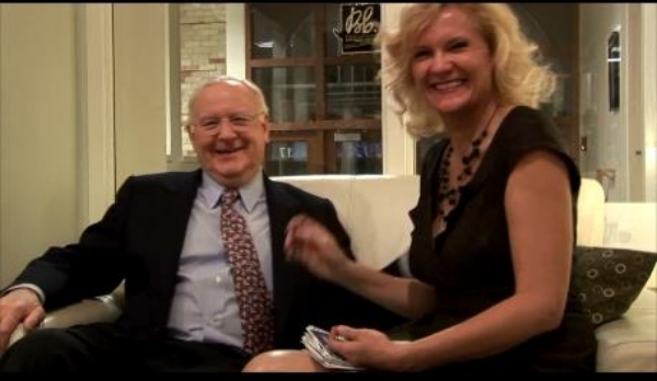 Kim Lavine with Terry Cross