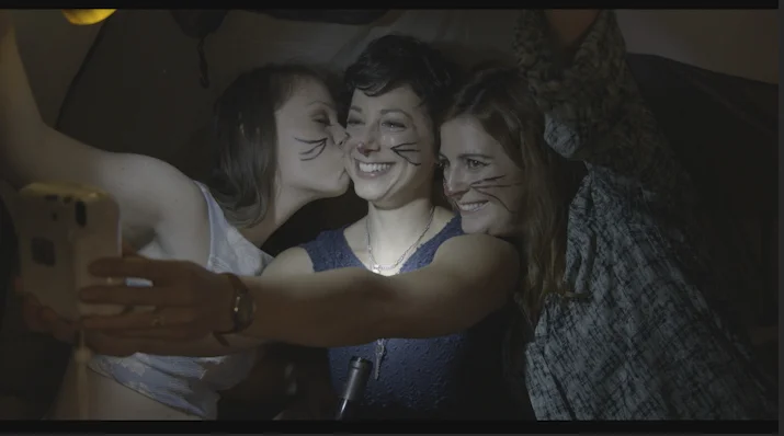 Still from ALL I WANT with Giselle Gilbert , Melissa Center , and Sue-Kate Heaney