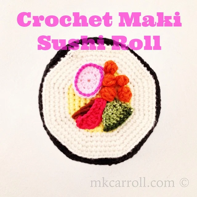 Crochet: Sushi Toilet Paper Roll Cozy