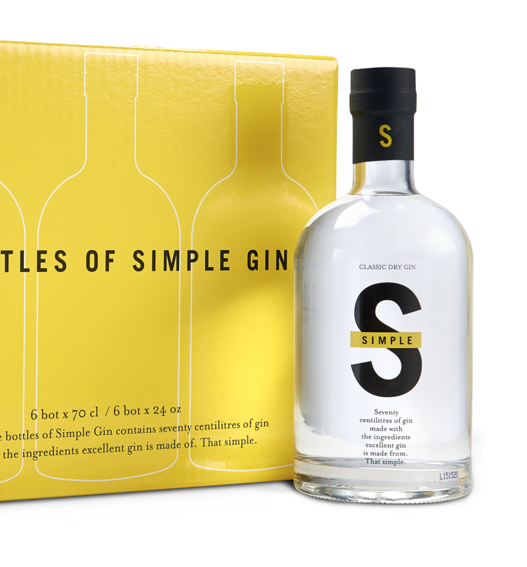 Caja de seis botellas de Simple