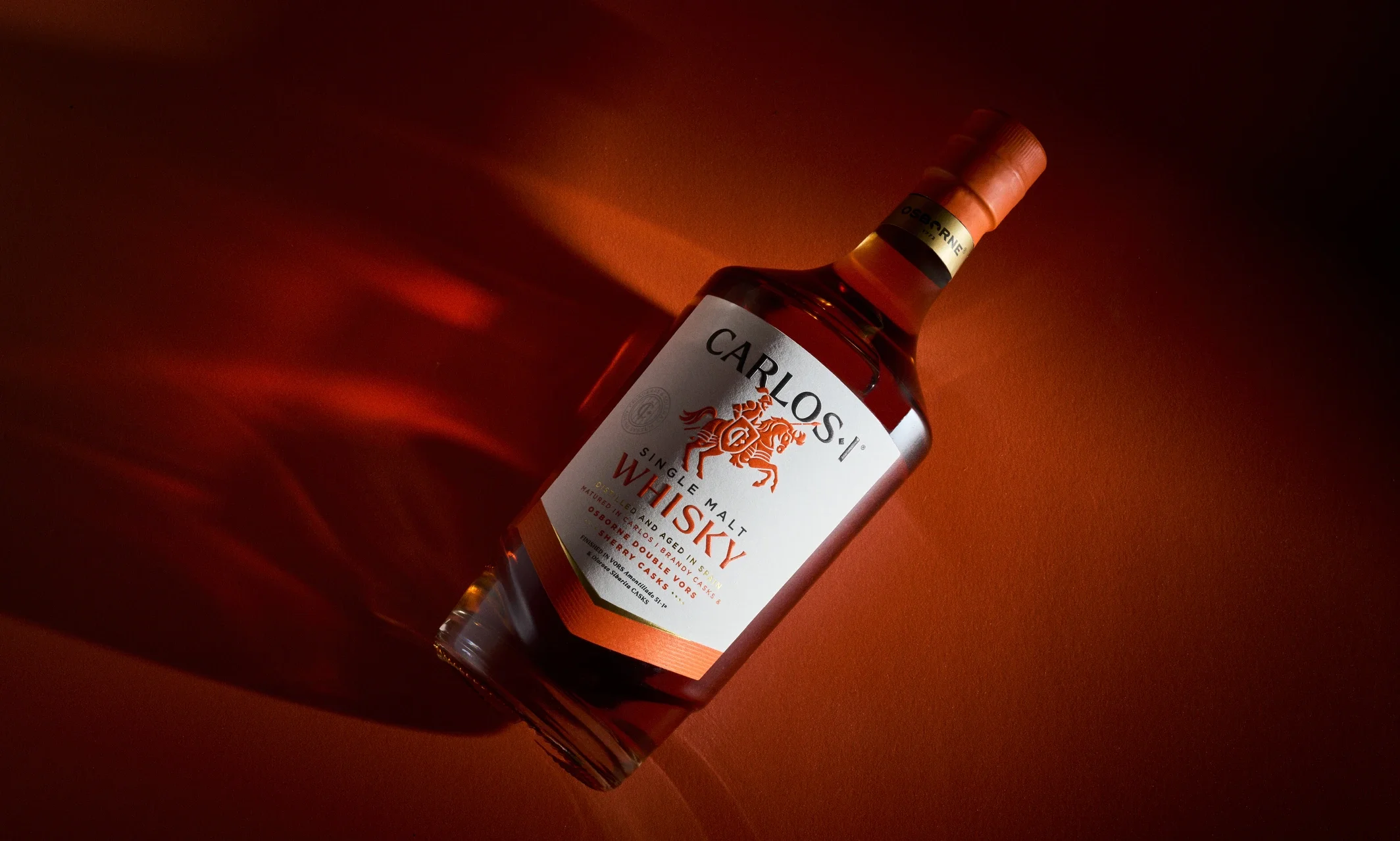 Carlos I Single Malt Whisky, botella