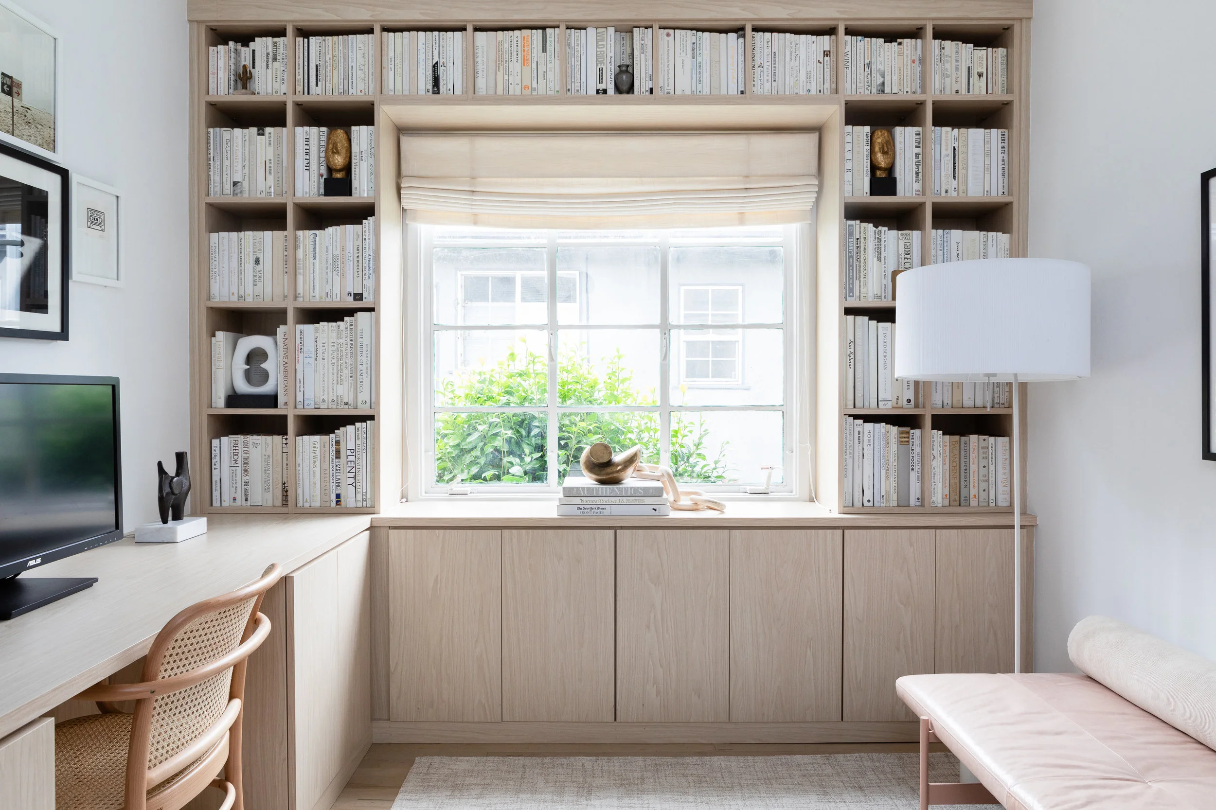 Anne Sage’s office for California Closets featured on Apartment Therapy