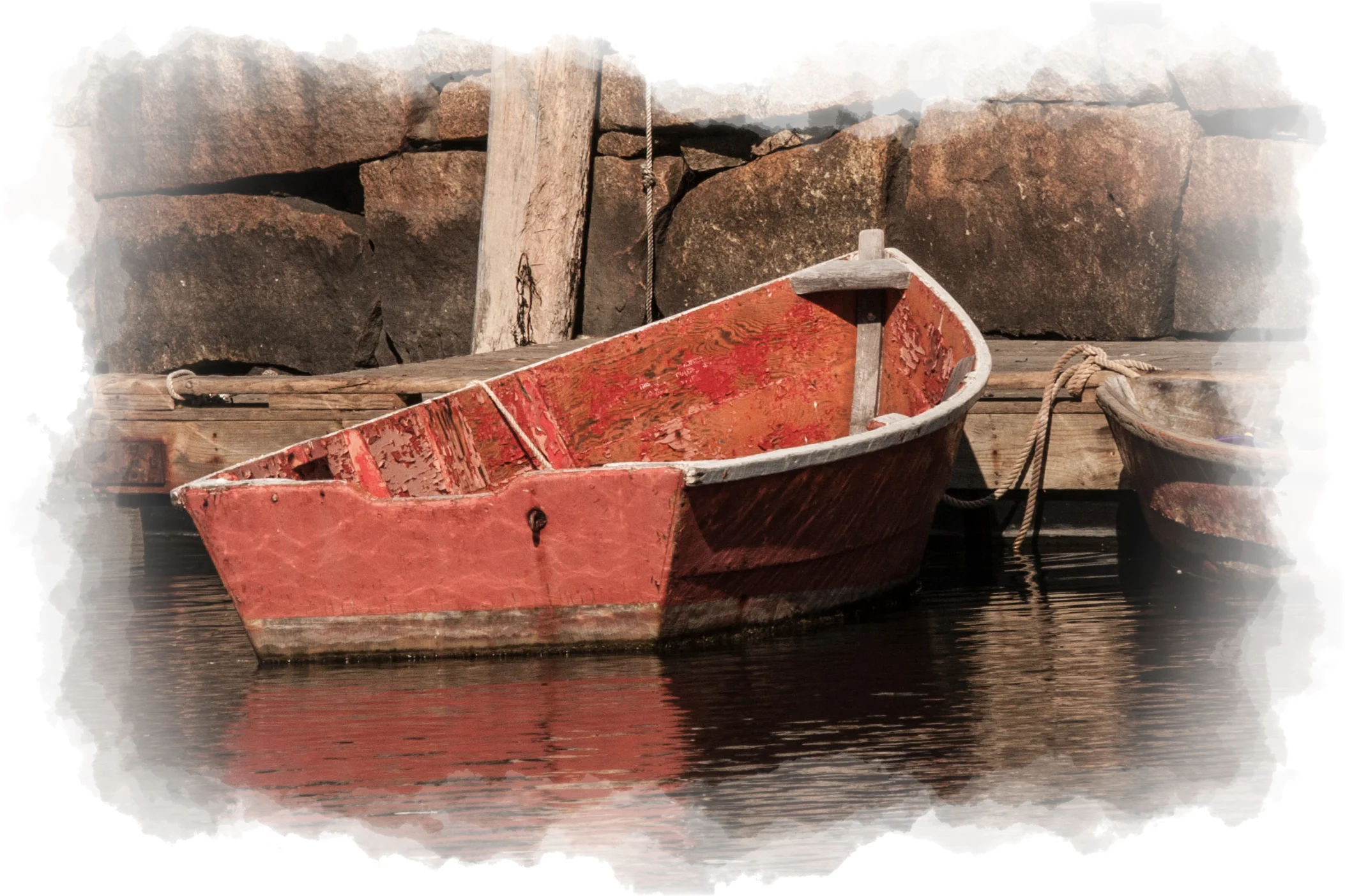 Moored Rowboat