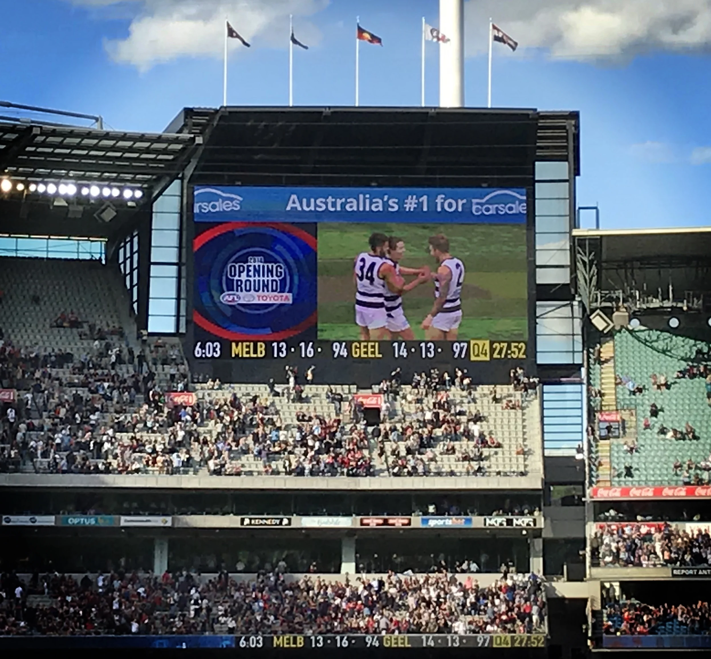 3 point victory to Geelong.