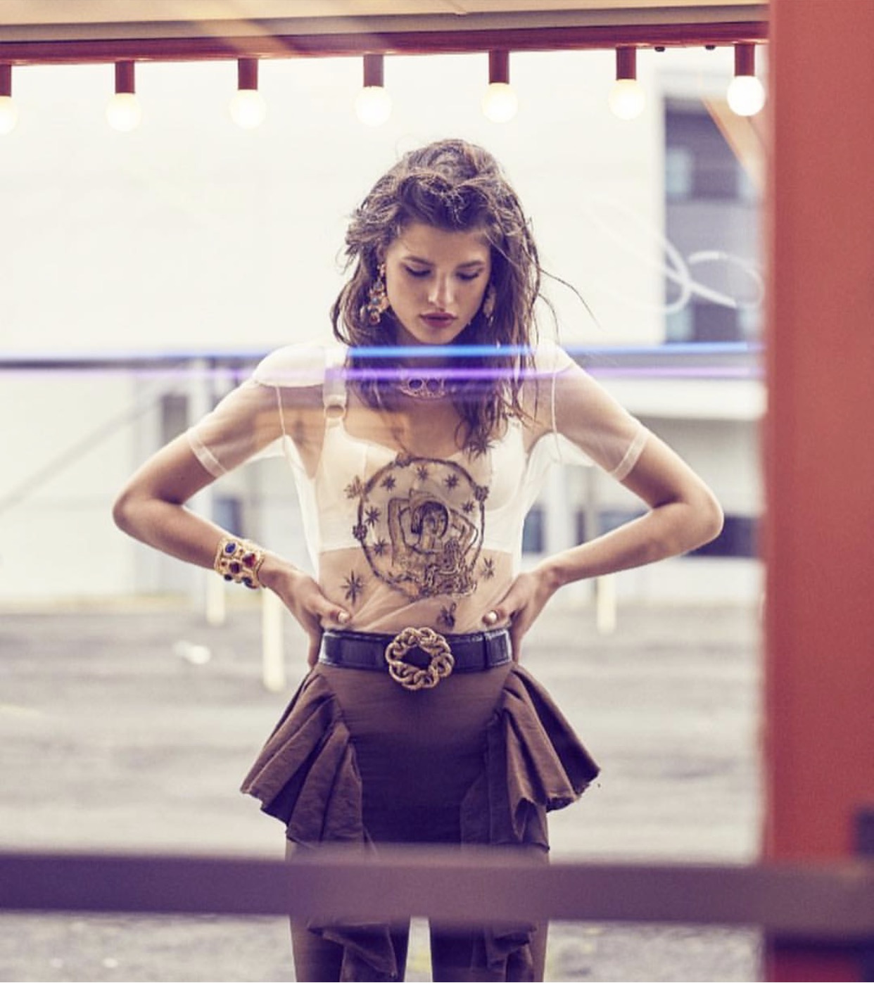 Christie Nicolaides, Agnes Earrings - Image via Vogue Australia
