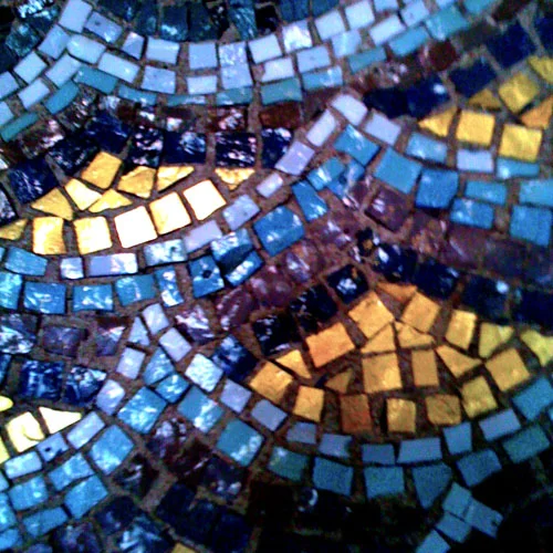iPhone photography: Gold mosaics from the Golden Hall in Stadshuset