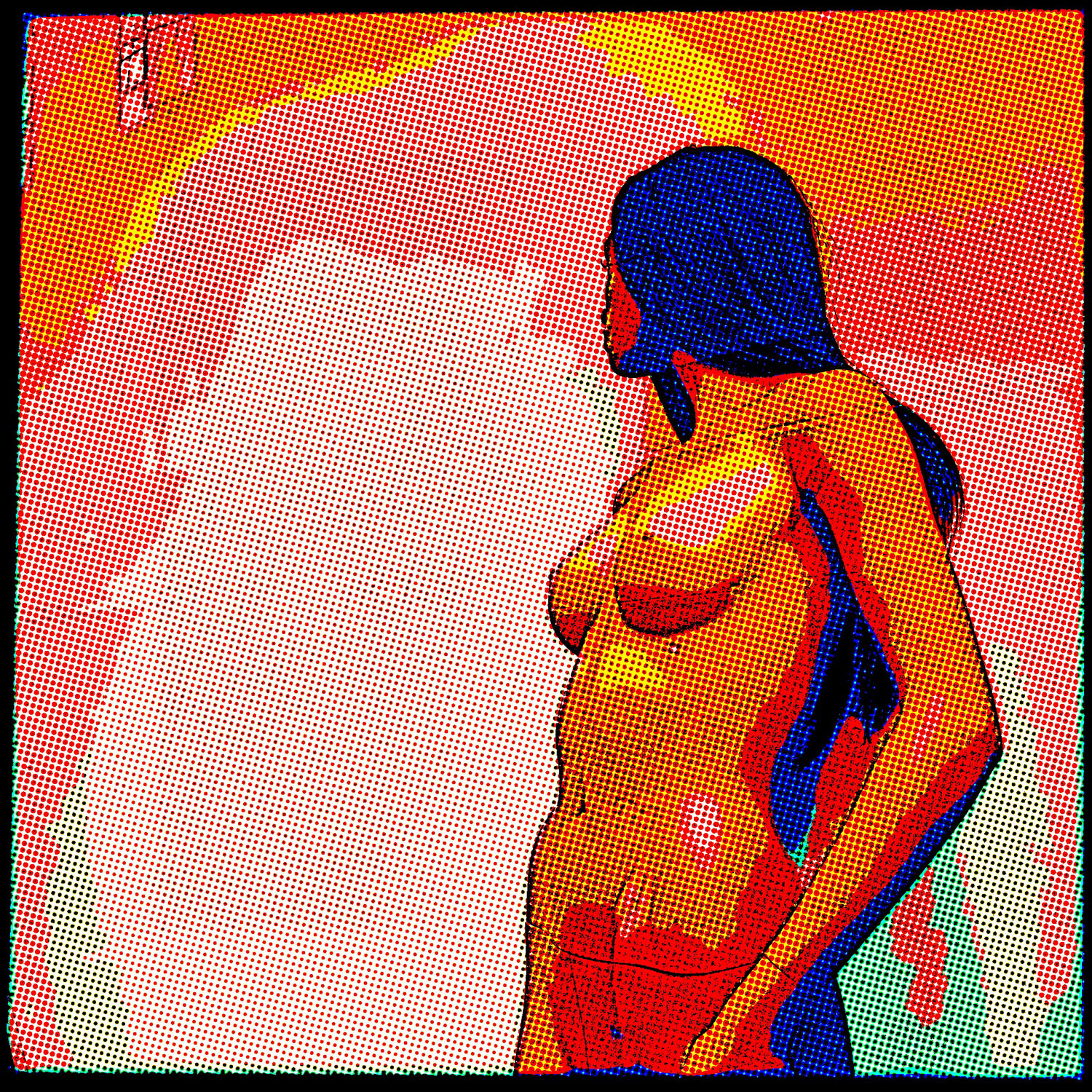Comic-book inspired halftone