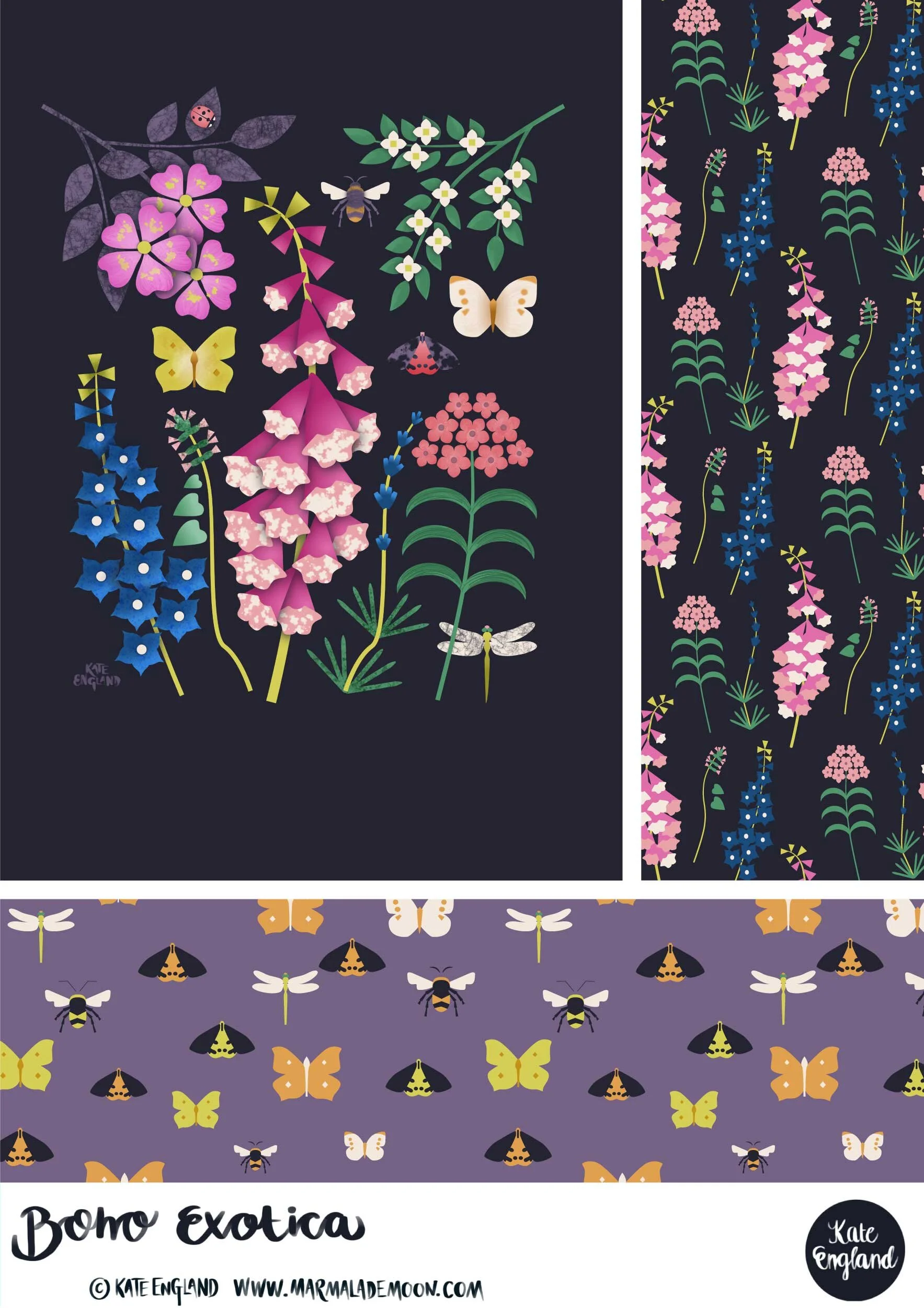 Boho Exotica Placement and Patterns