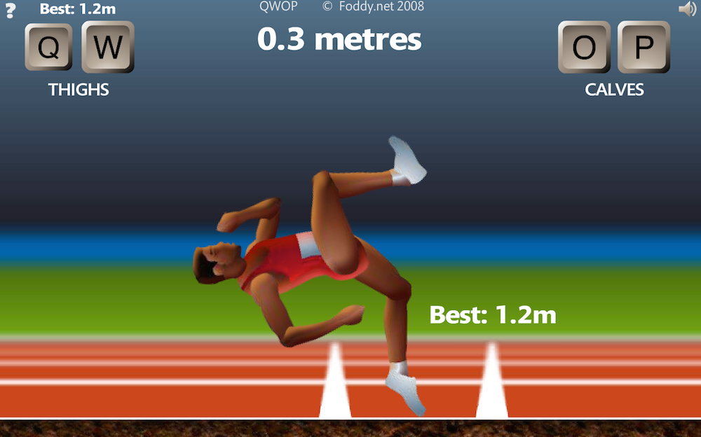QWOP by Bennett Foddy