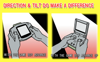 Boktai came out just after the SP form factor and is clearly not optimised for it.